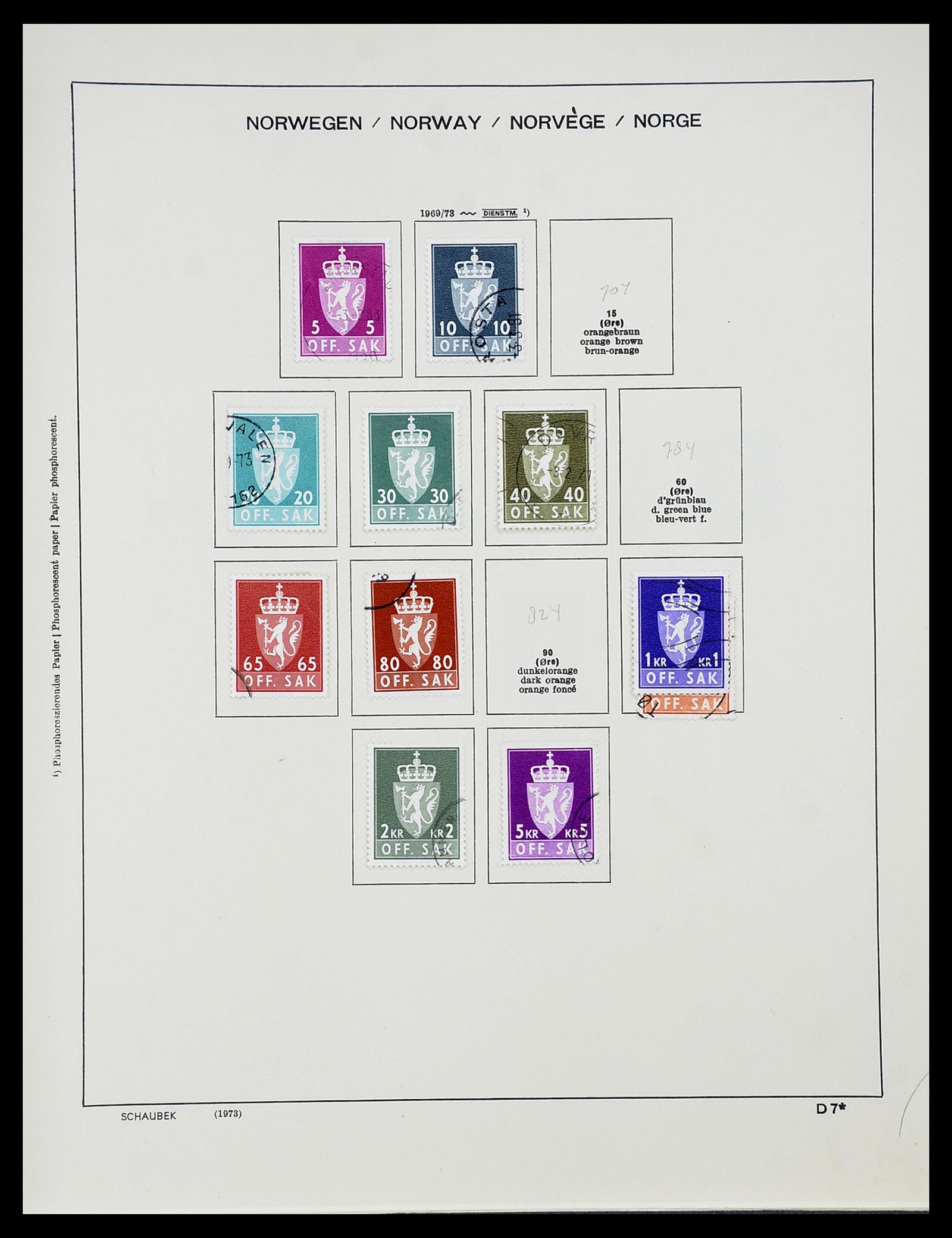 34696 126 - Postzegelverzameling 34696 Noorwegen 1856-1999.