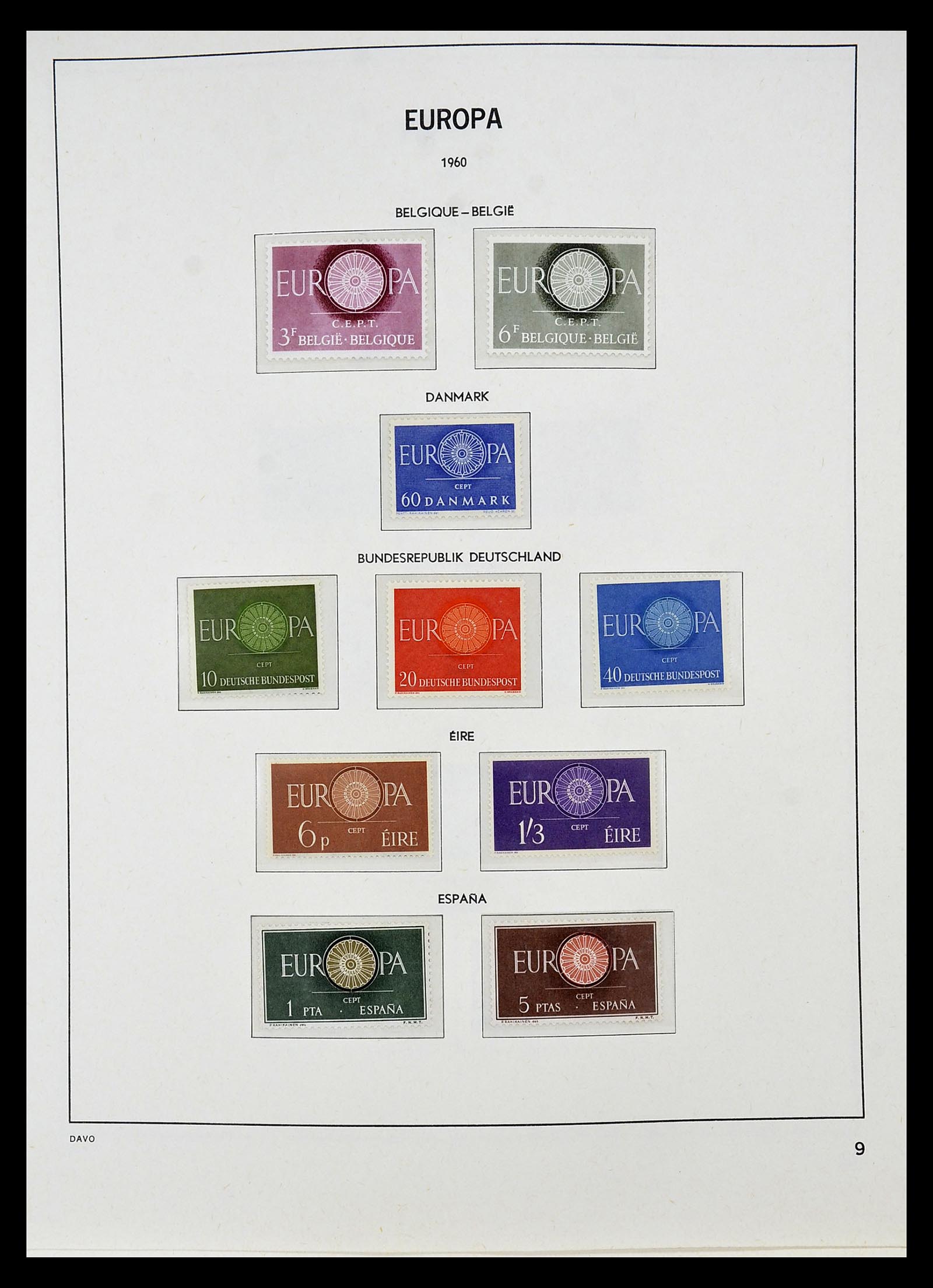 34697 010 - Postzegelverzameling 34697 Europa CEPT 1936-2001.