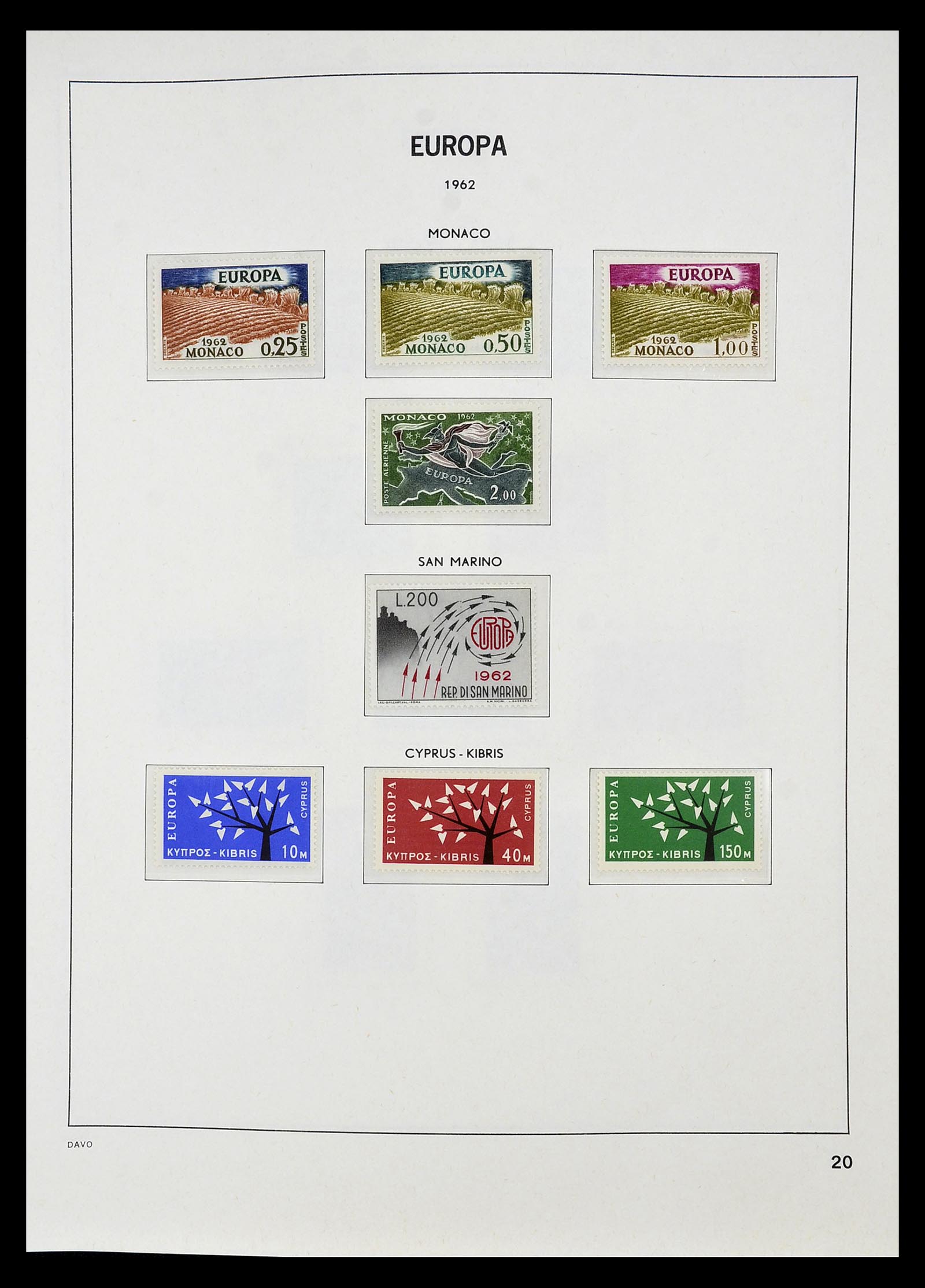 34697 021 - Postzegelverzameling 34697 Europa CEPT 1936-2001.