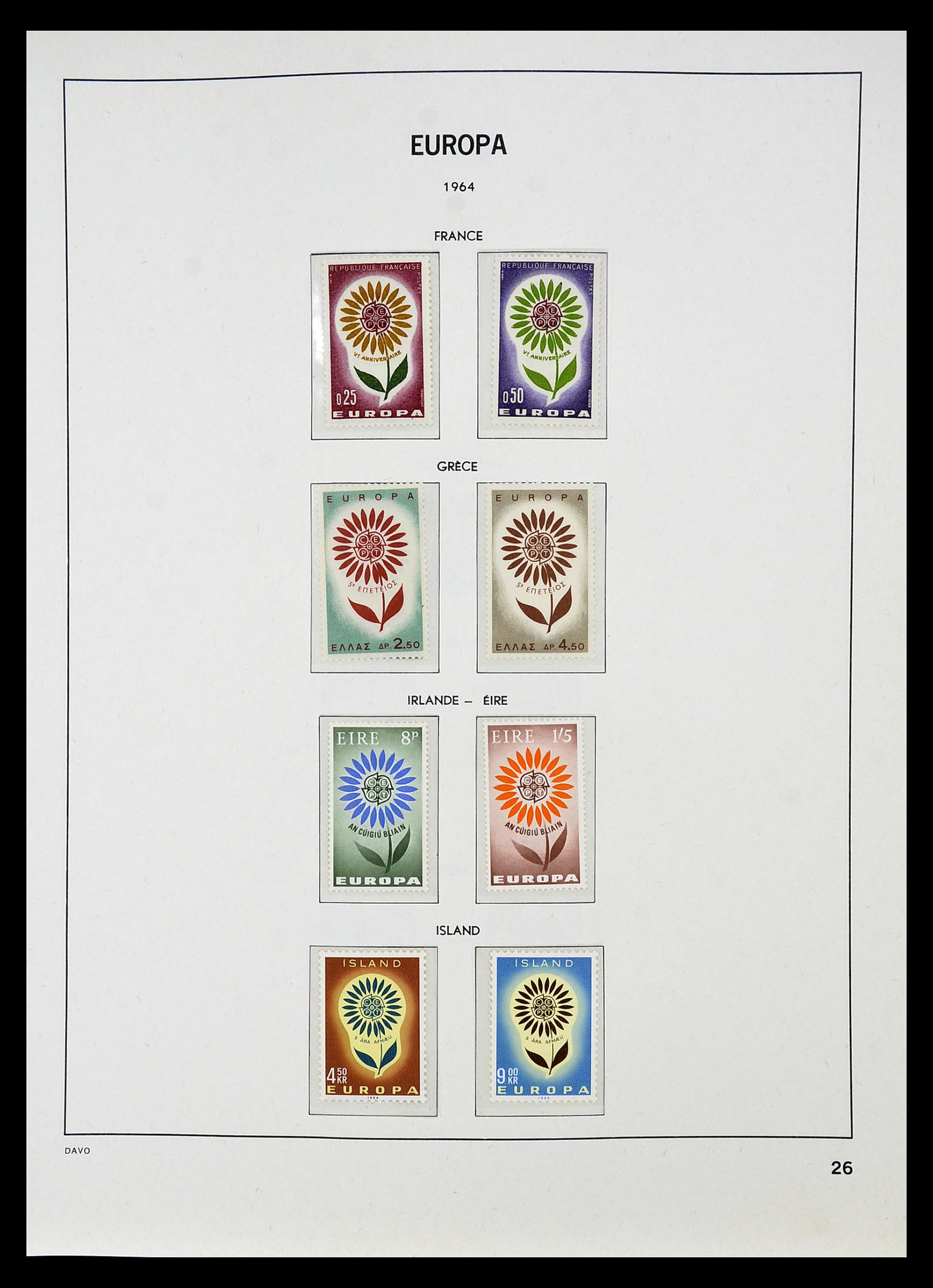 34697 027 - Postzegelverzameling 34697 Europa CEPT 1936-2001.