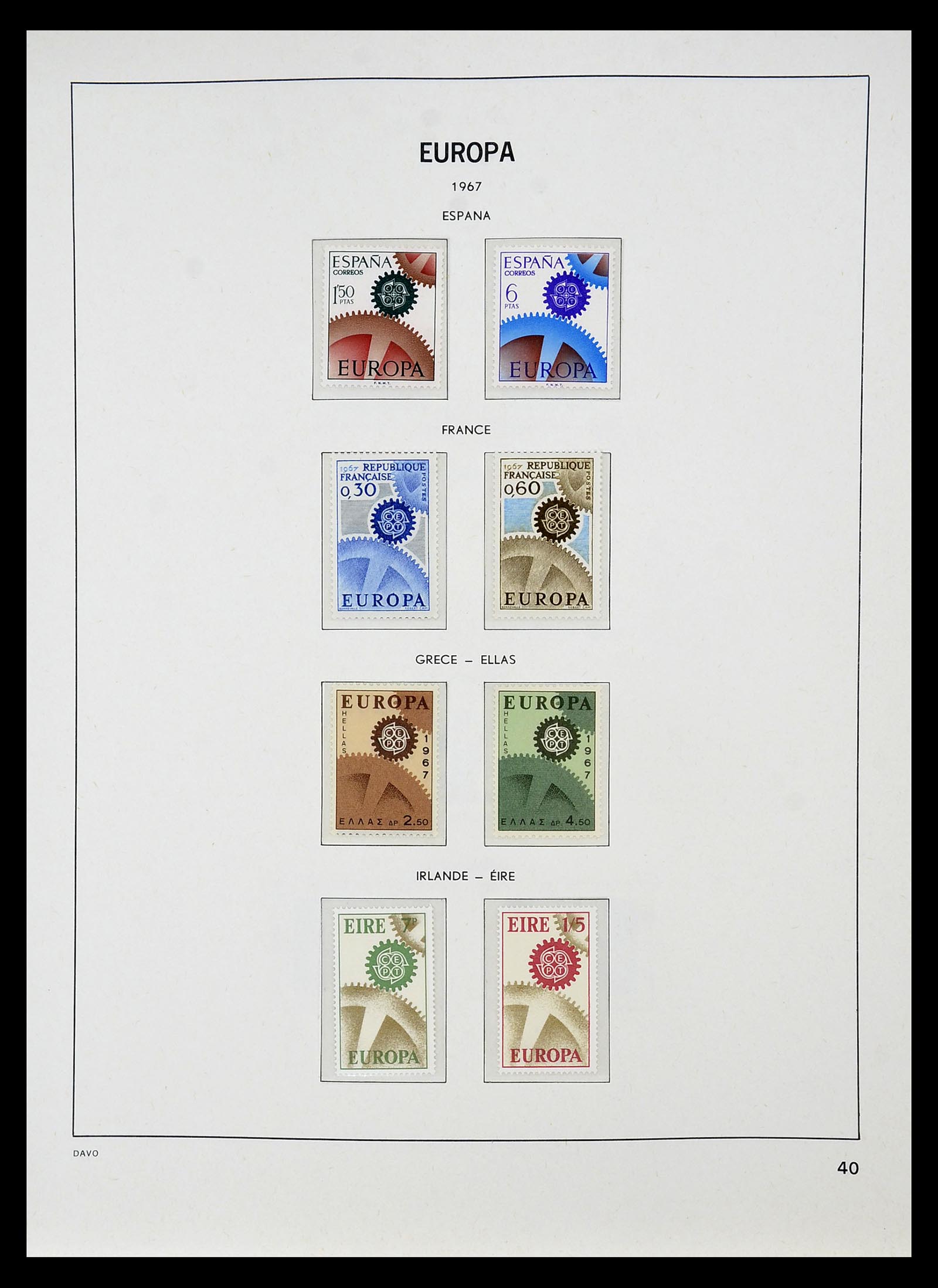 34697 041 - Stamp Collection 34697 Europa CEPT 1936-2001.