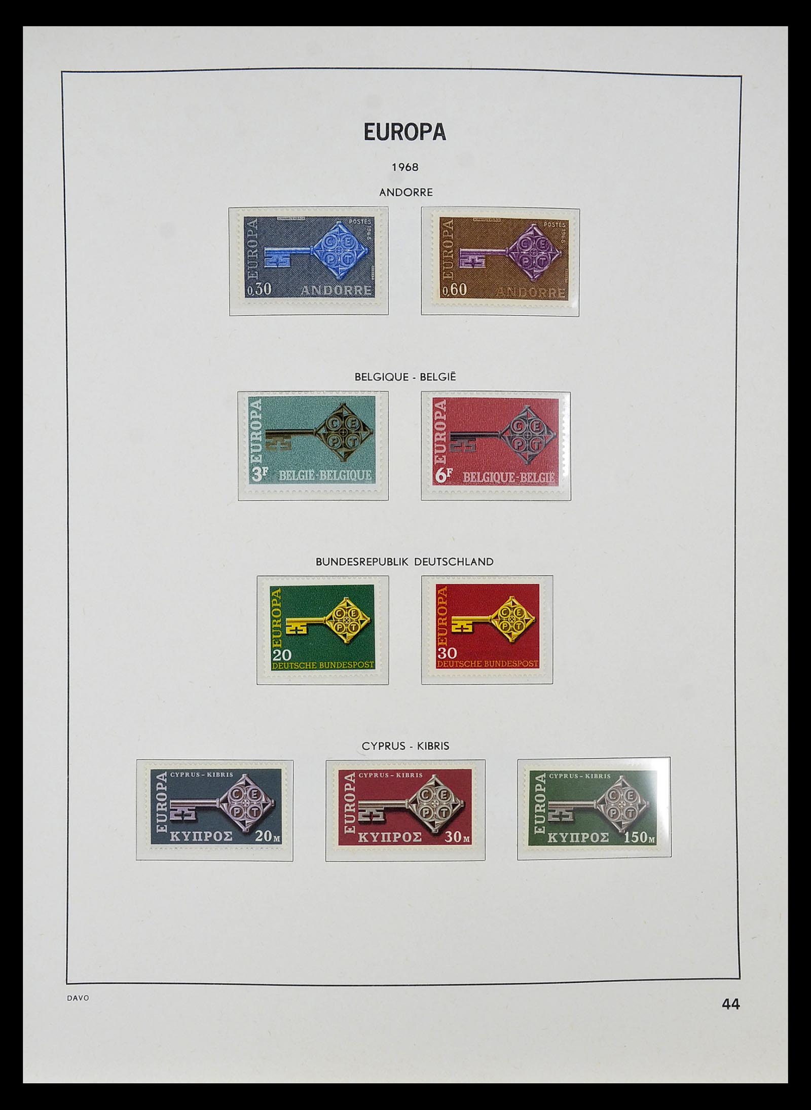 34697 045 - Stamp Collection 34697 Europa CEPT 1936-2001.