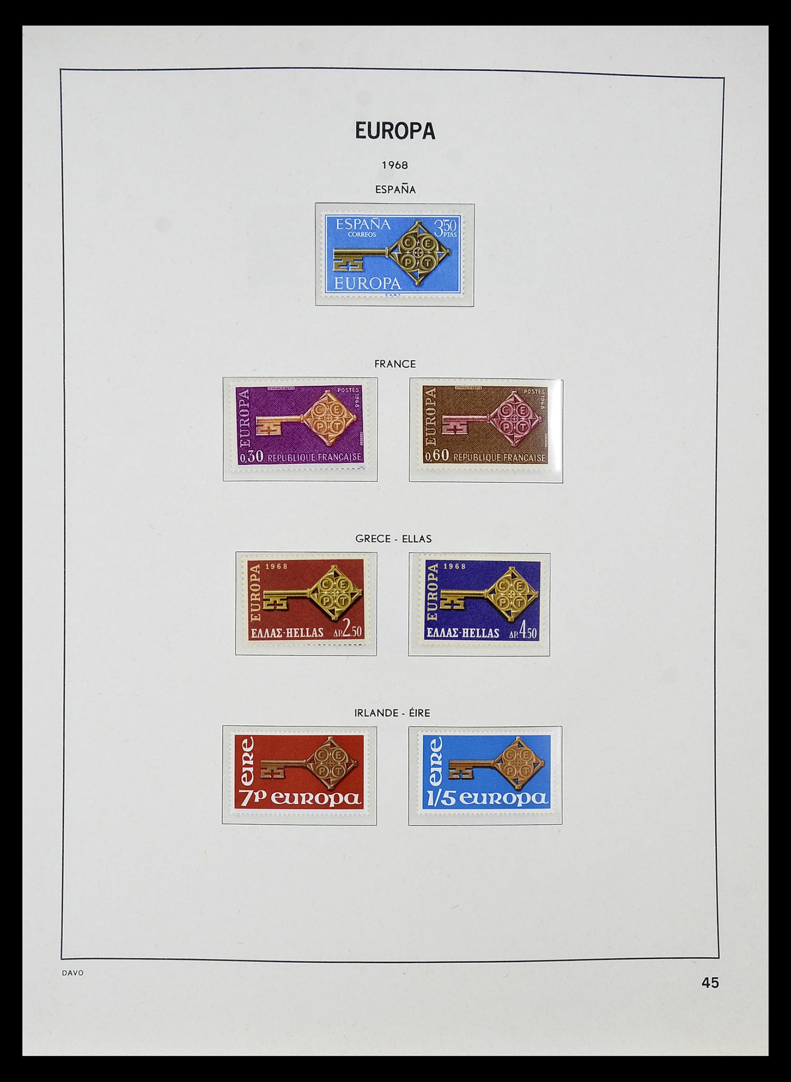 34697 046 - Stamp Collection 34697 Europa CEPT 1936-2001.