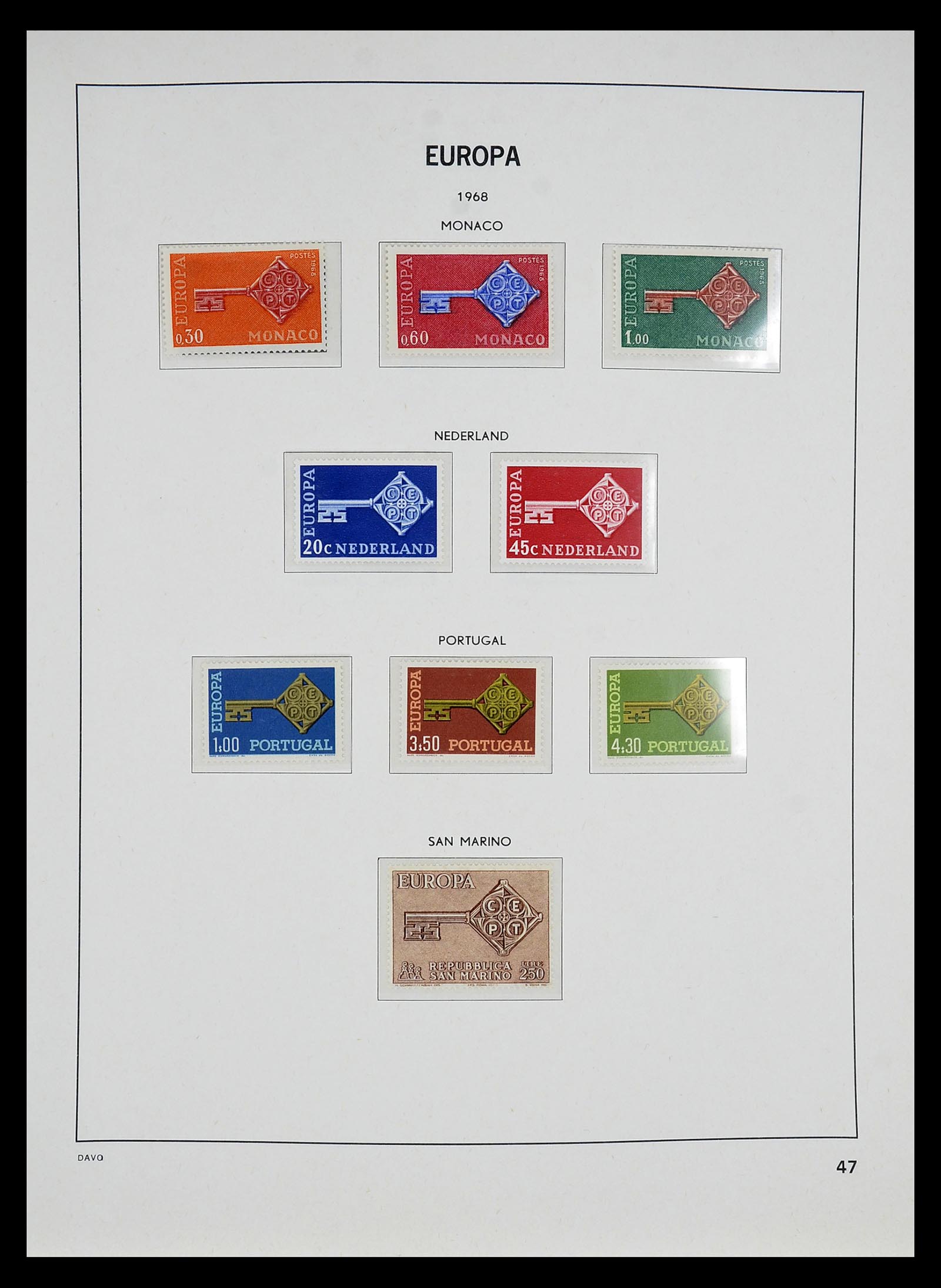 34697 048 - Stamp Collection 34697 Europa CEPT 1936-2001.