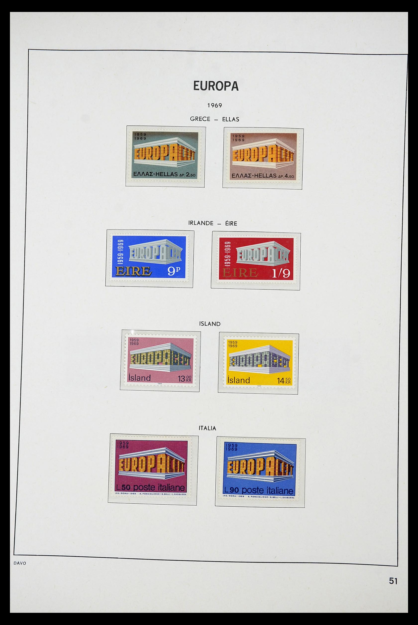 34697 052 - Stamp Collection 34697 Europa CEPT 1936-2001.