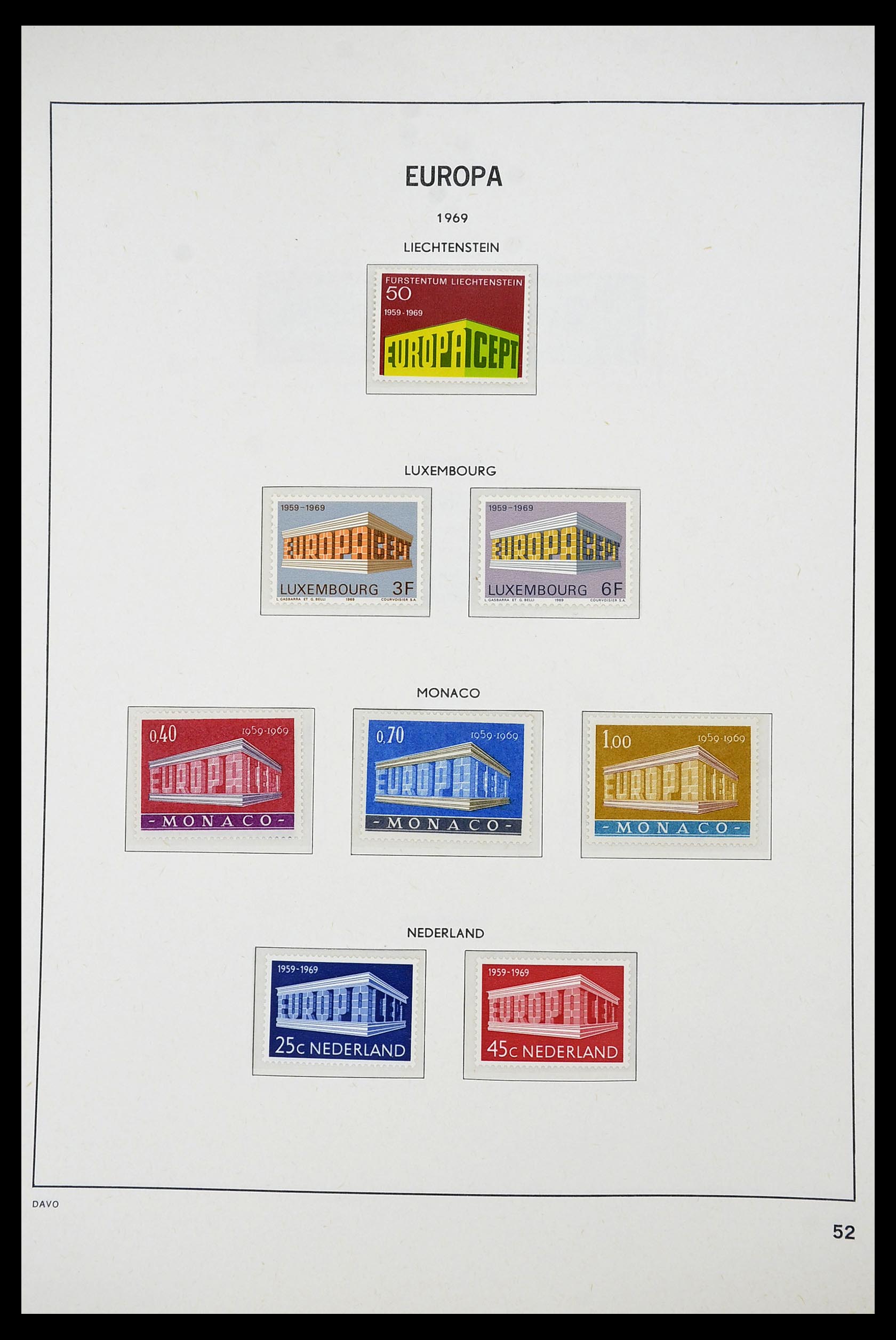 34697 053 - Stamp Collection 34697 Europa CEPT 1936-2001.