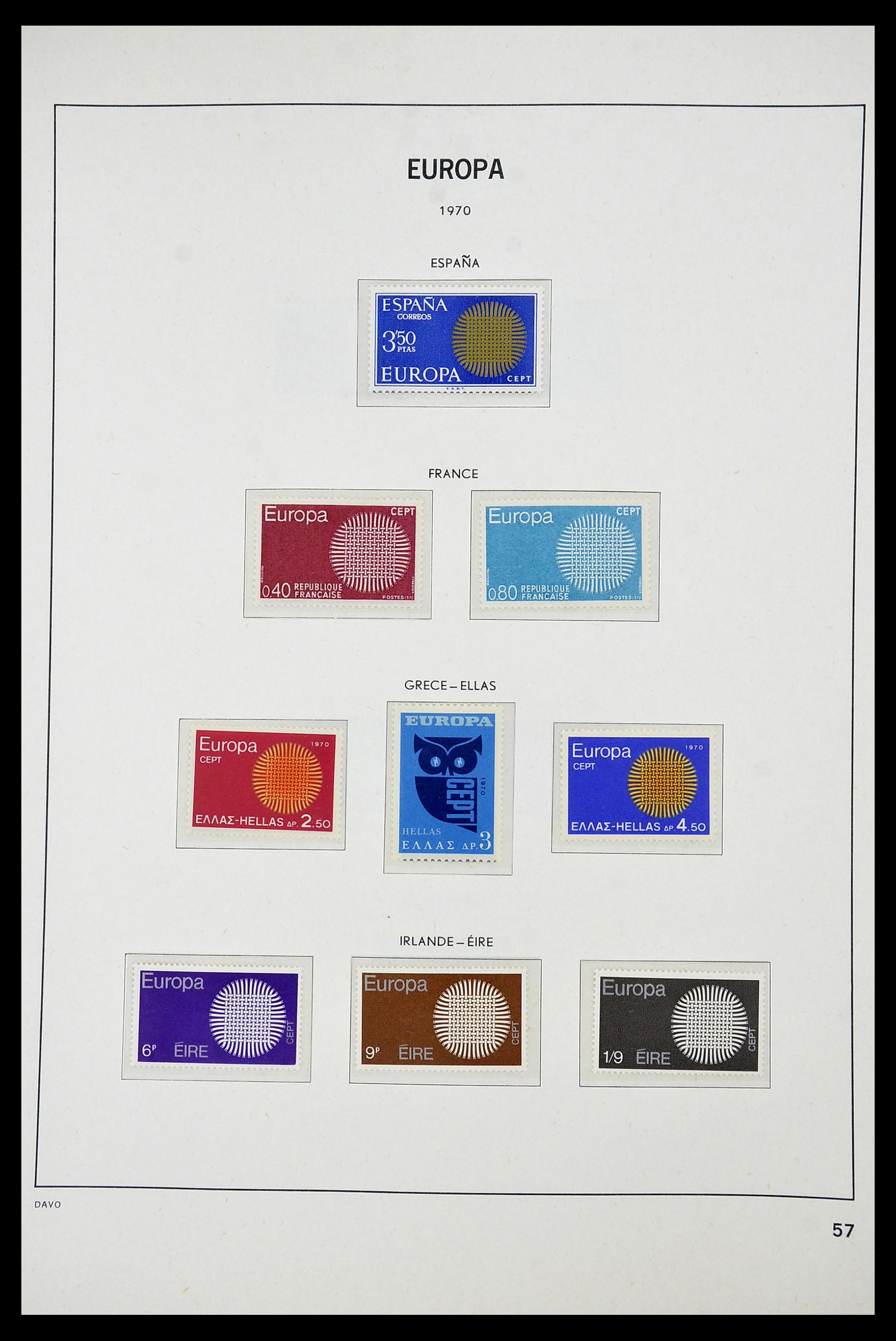 34697 057 - Stamp Collection 34697 Europa CEPT 1936-2001.
