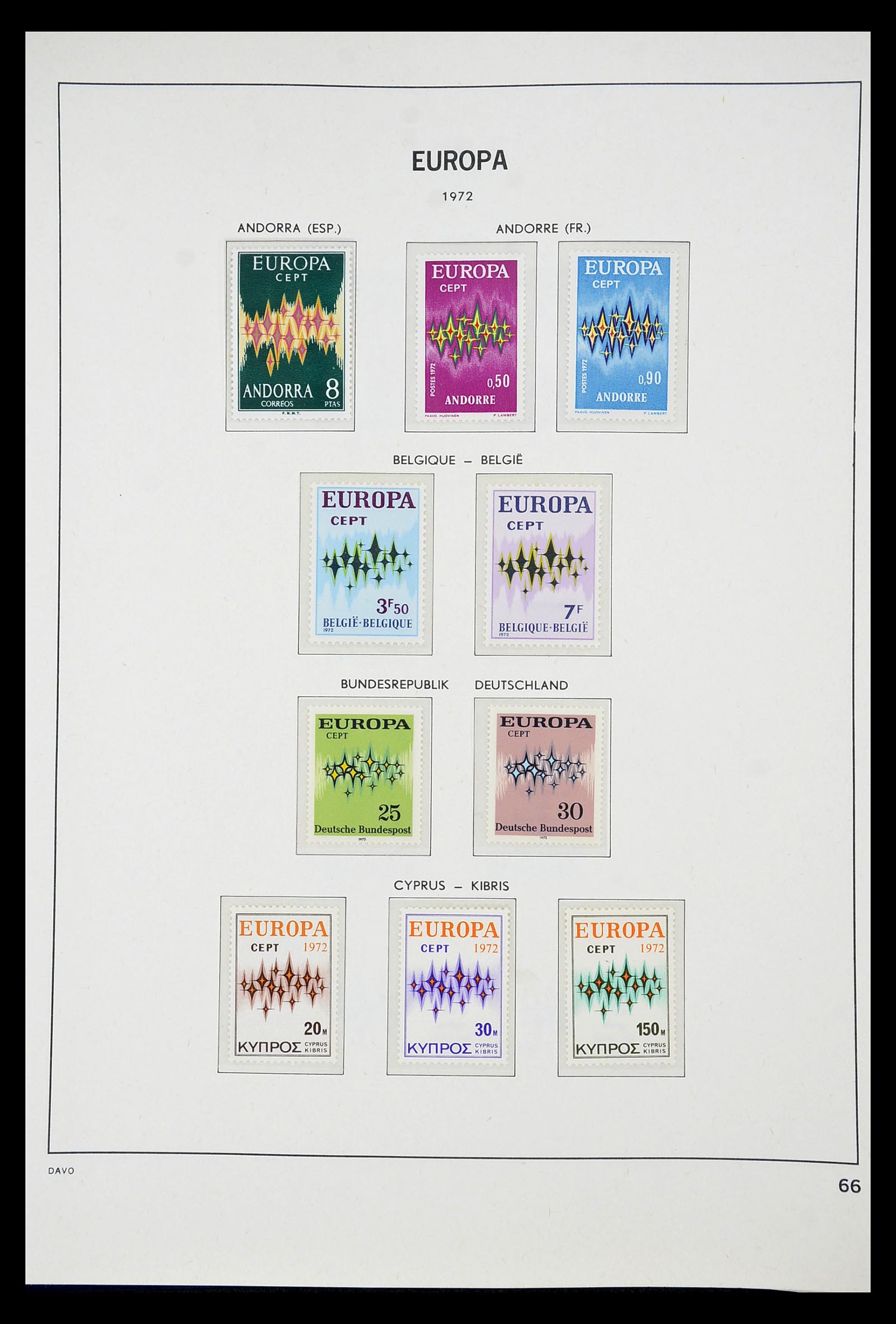 34697 066 - Stamp Collection 34697 Europa CEPT 1936-2001.
