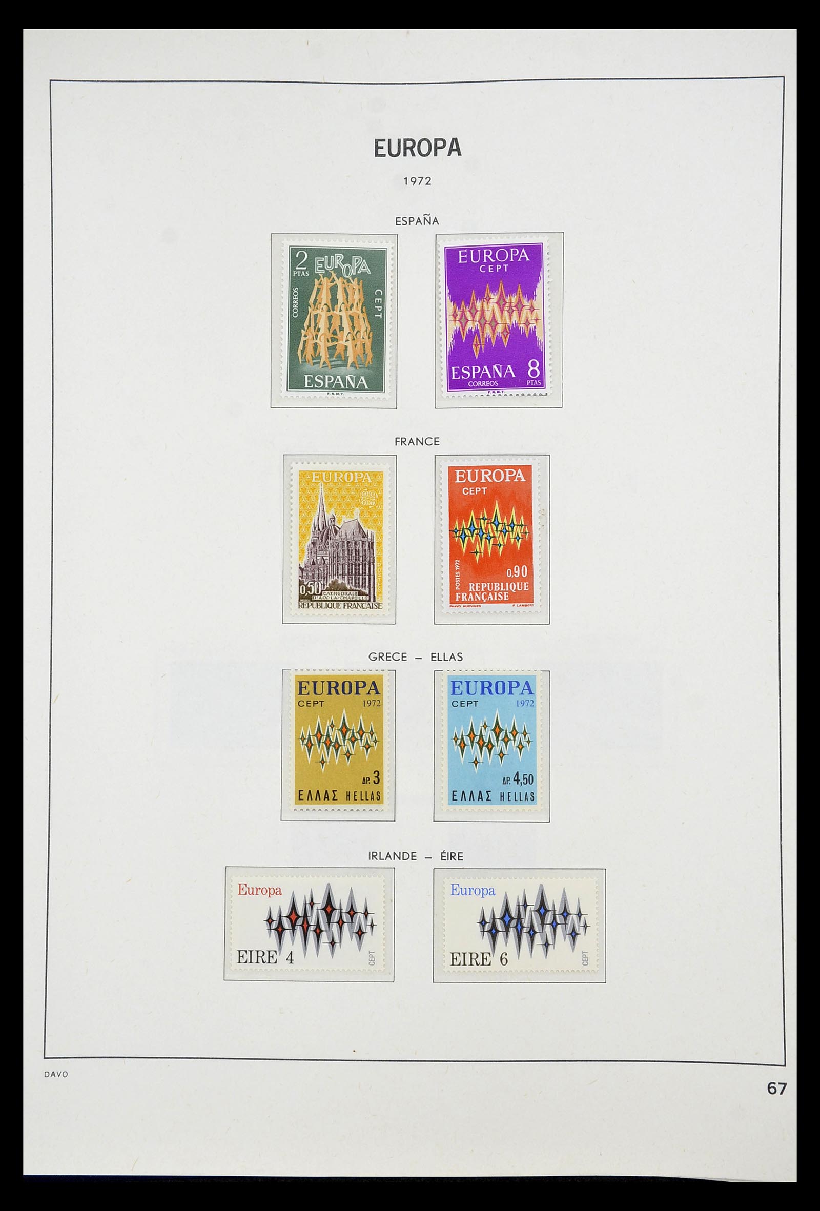 34697 067 - Stamp Collection 34697 Europa CEPT 1936-2001.