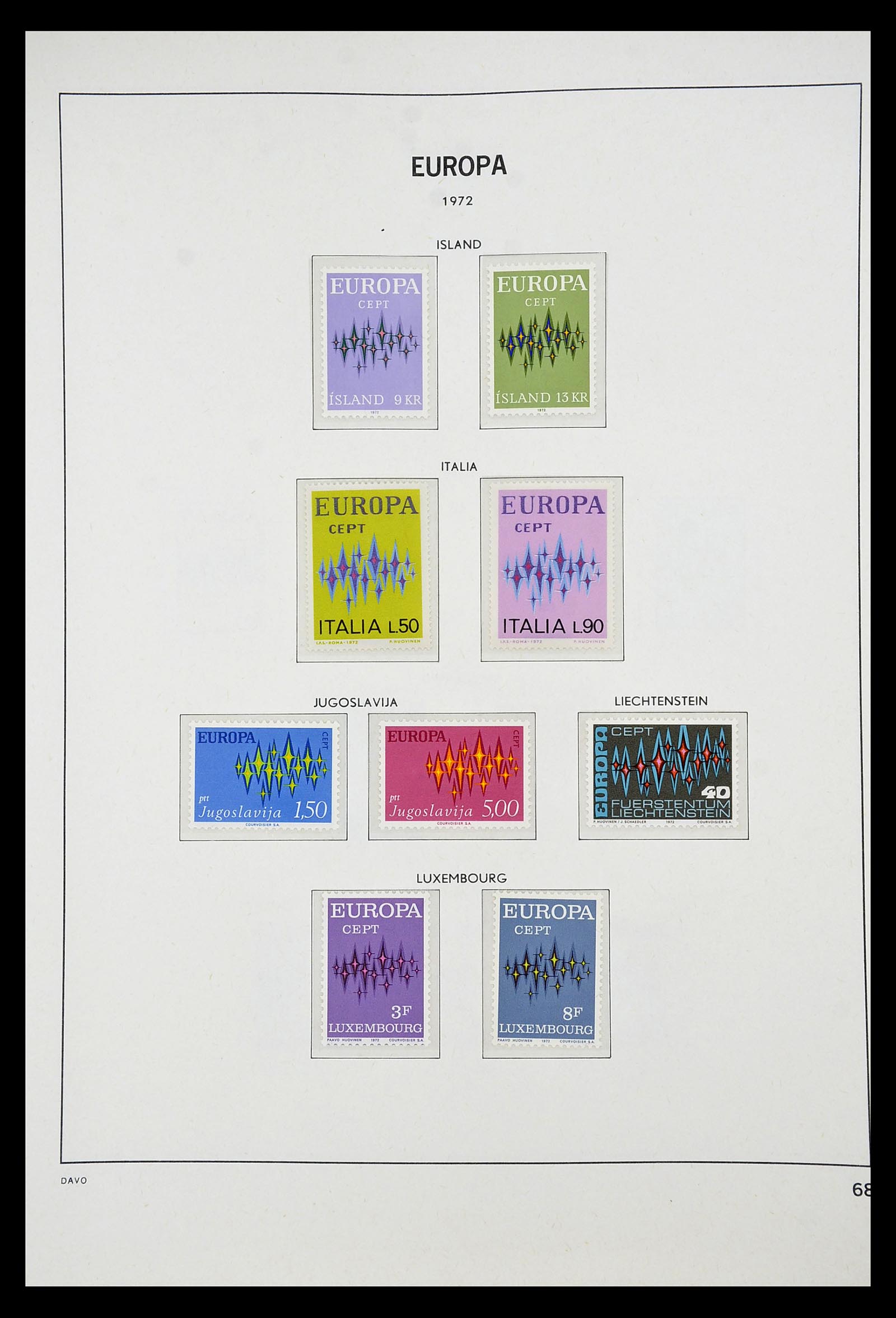 34697 068 - Stamp Collection 34697 Europa CEPT 1936-2001.