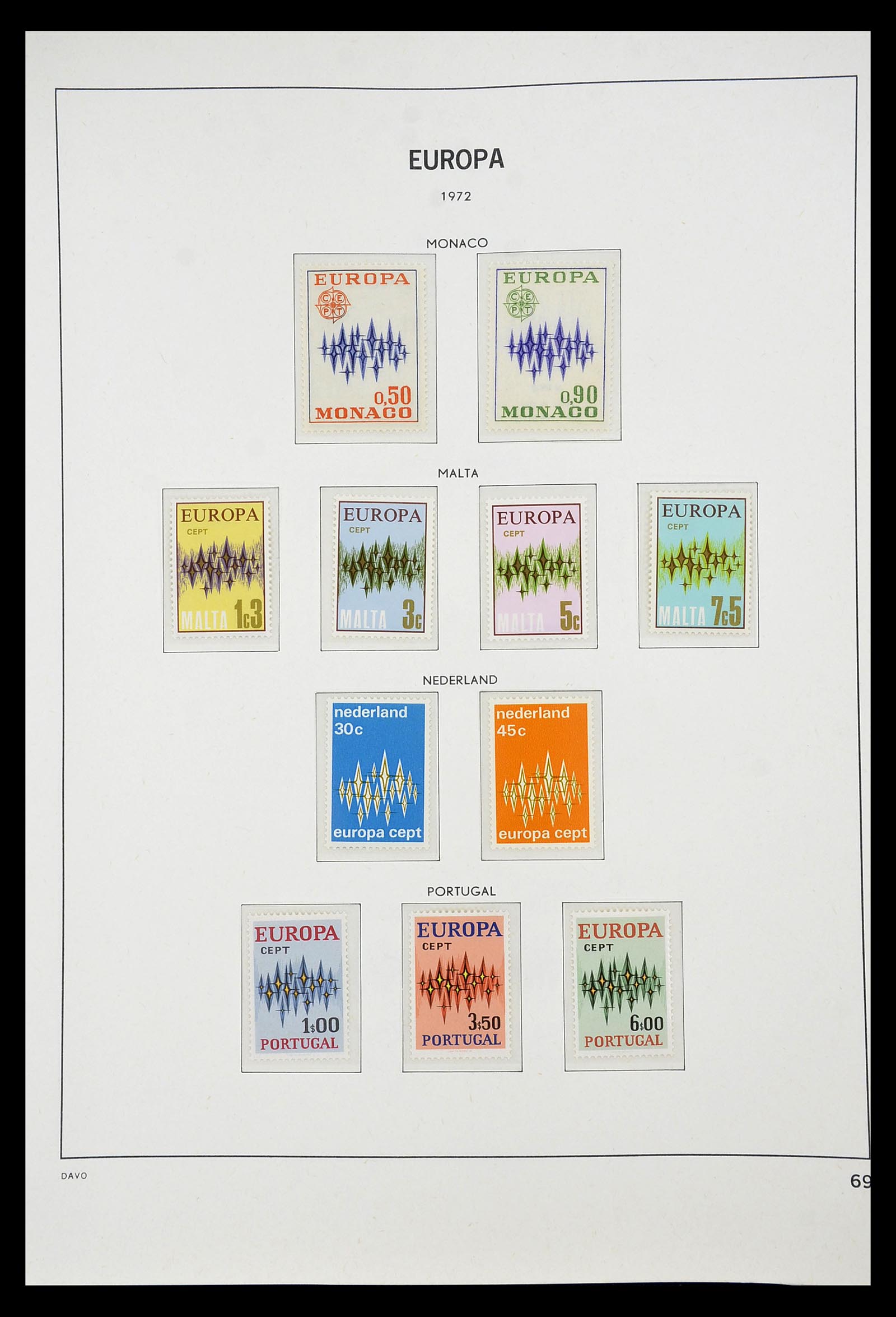 34697 069 - Stamp Collection 34697 Europa CEPT 1936-2001.