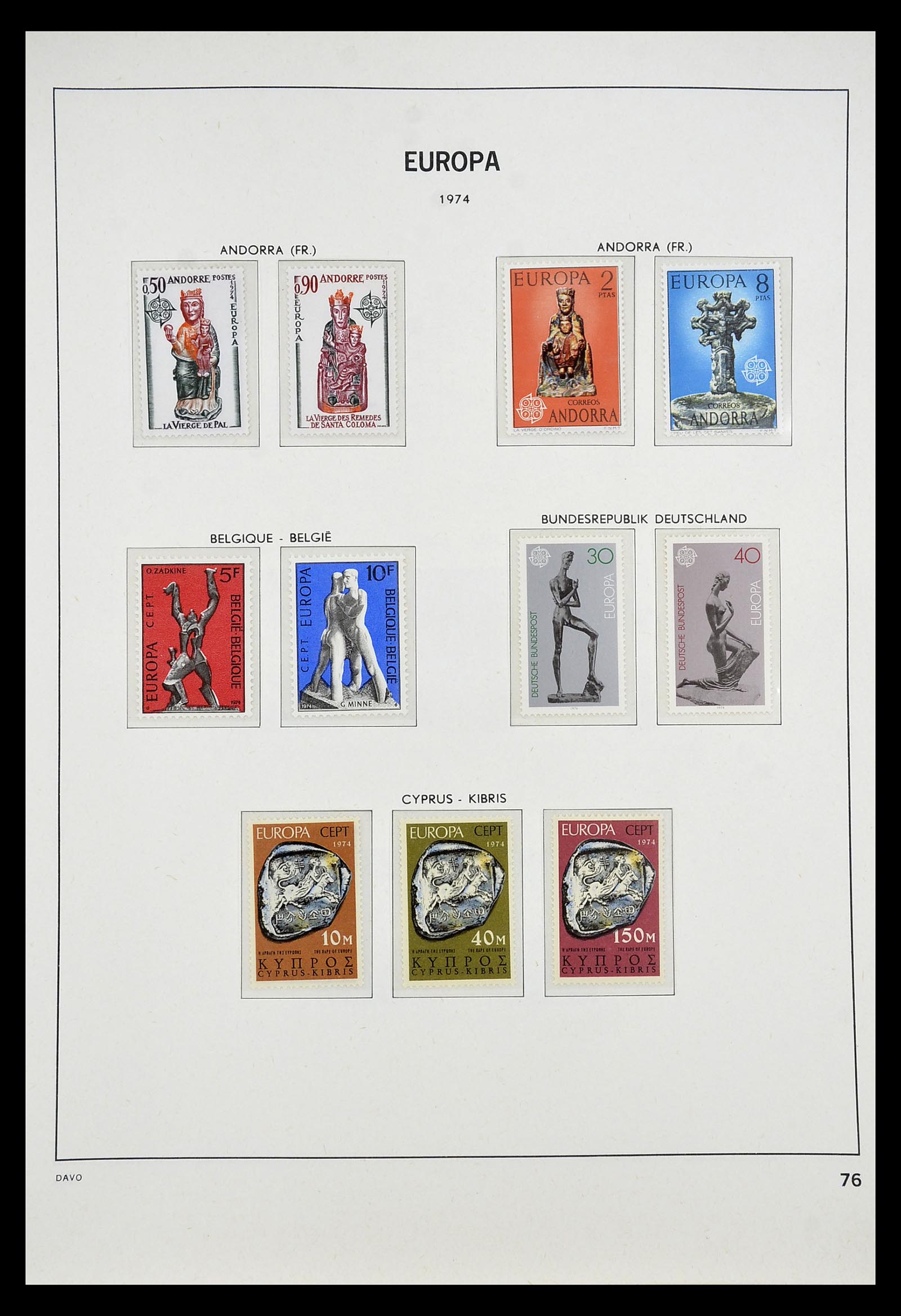 34697 077 - Stamp Collection 34697 Europa CEPT 1936-2001.