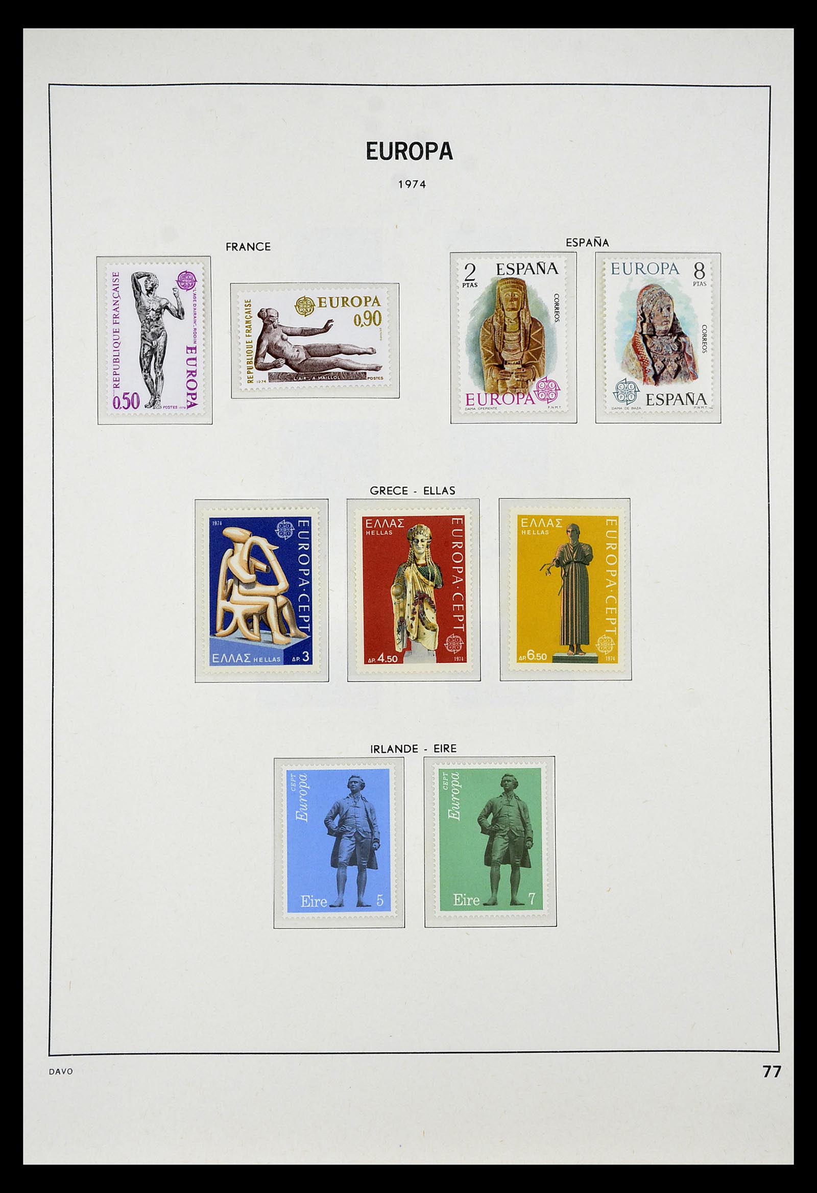 34697 078 - Stamp Collection 34697 Europa CEPT 1936-2001.