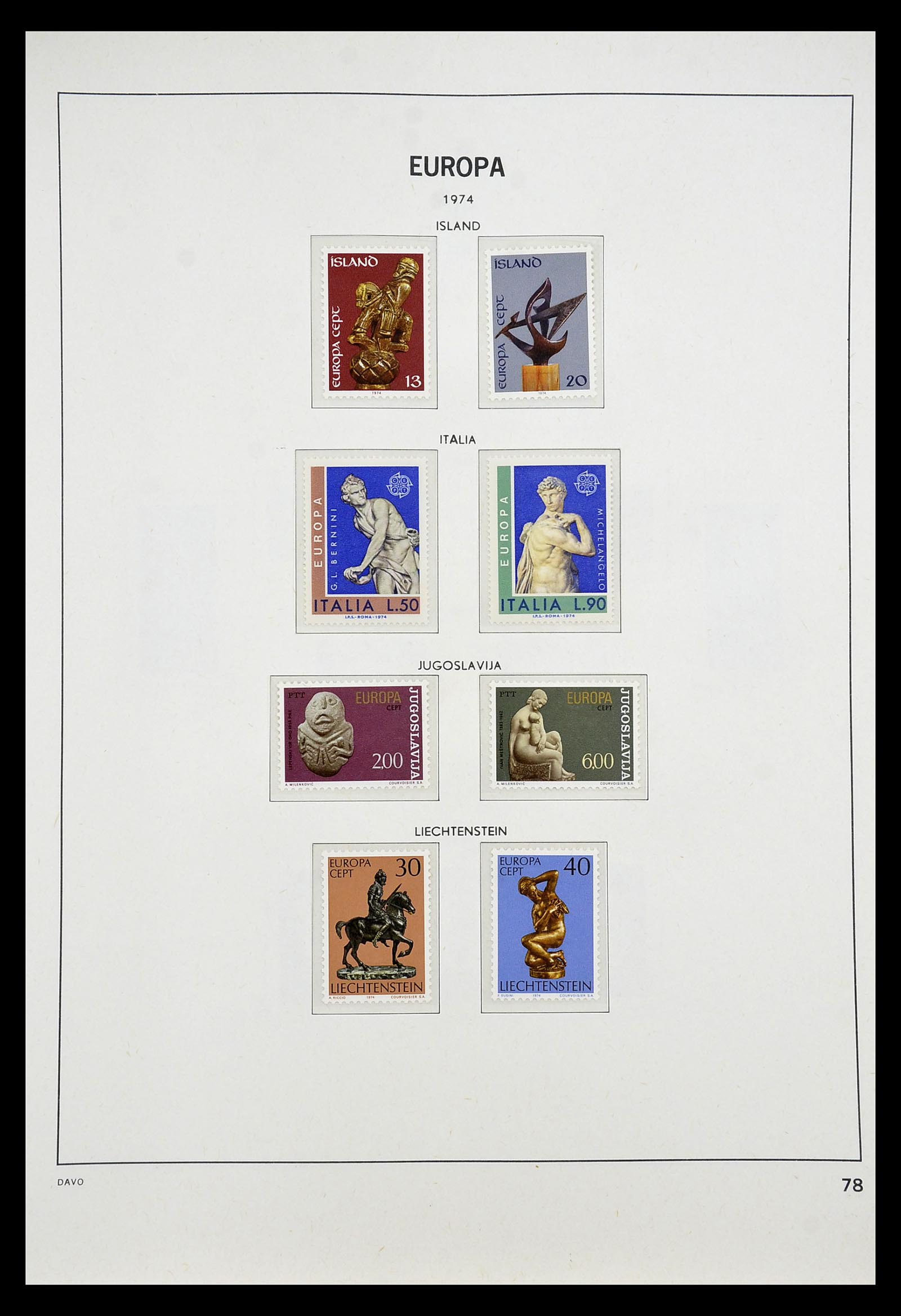 34697 079 - Stamp Collection 34697 Europa CEPT 1936-2001.
