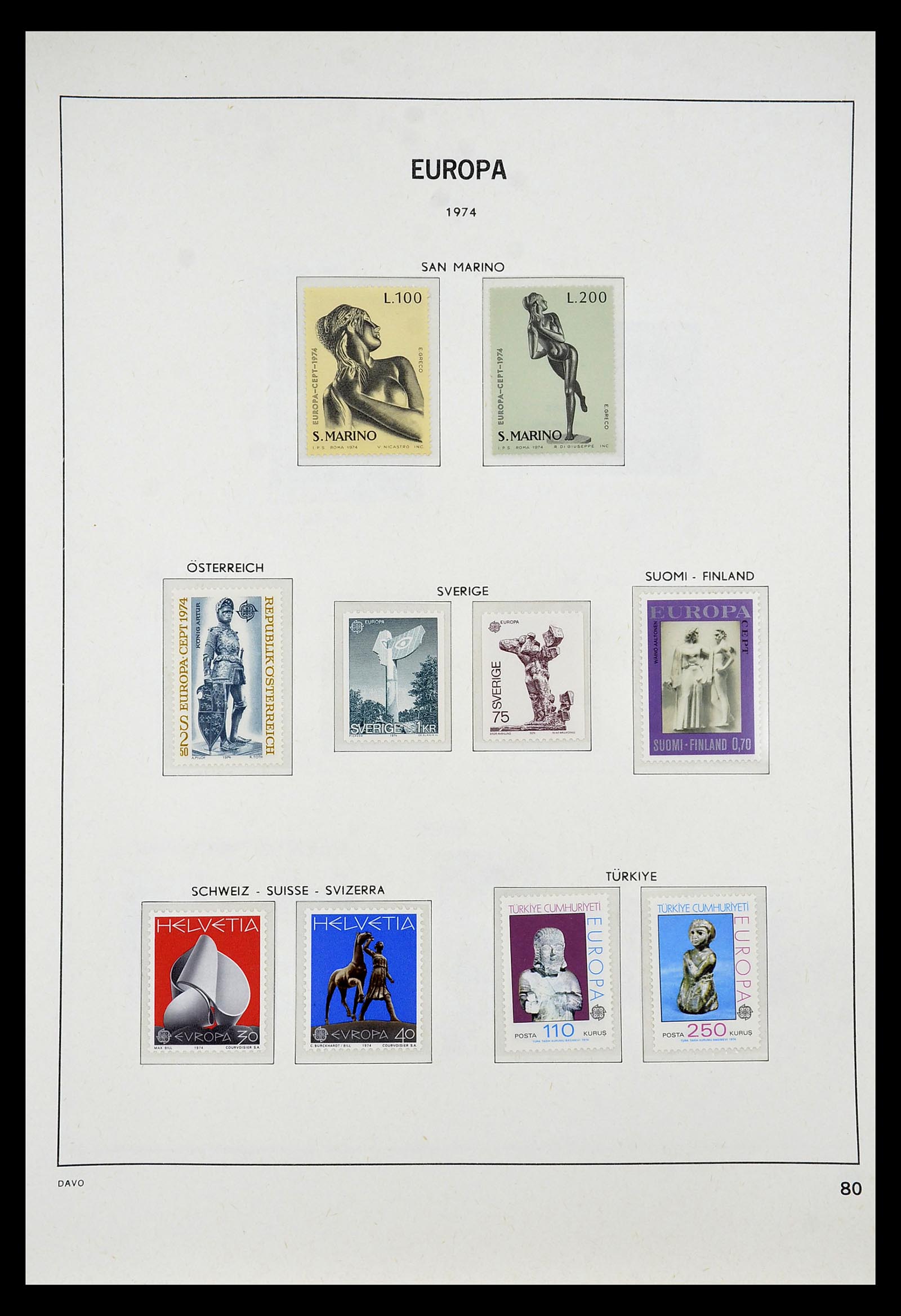 34697 081 - Stamp Collection 34697 Europa CEPT 1936-2001.
