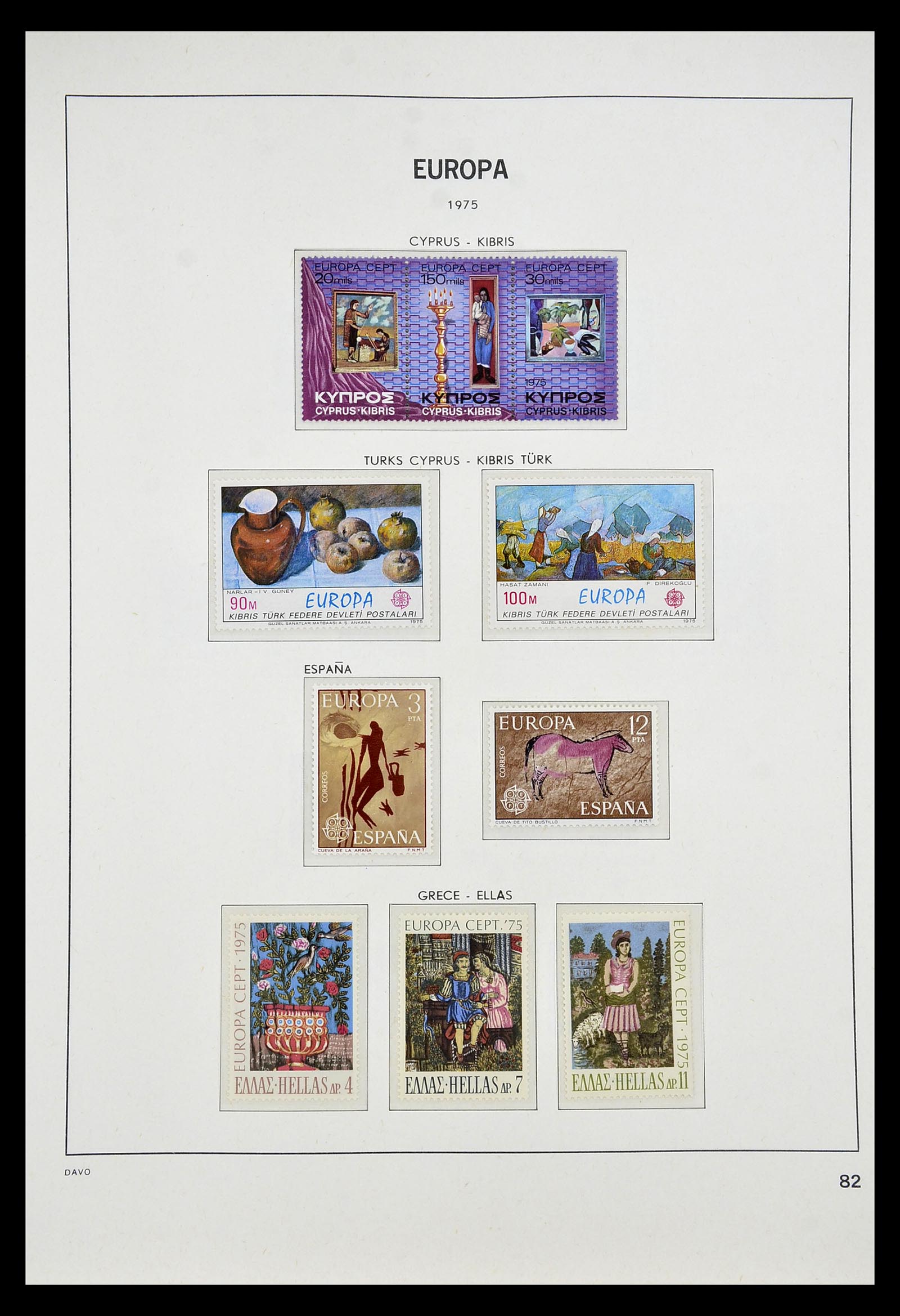 34697 083 - Stamp Collection 34697 Europa CEPT 1936-2001.