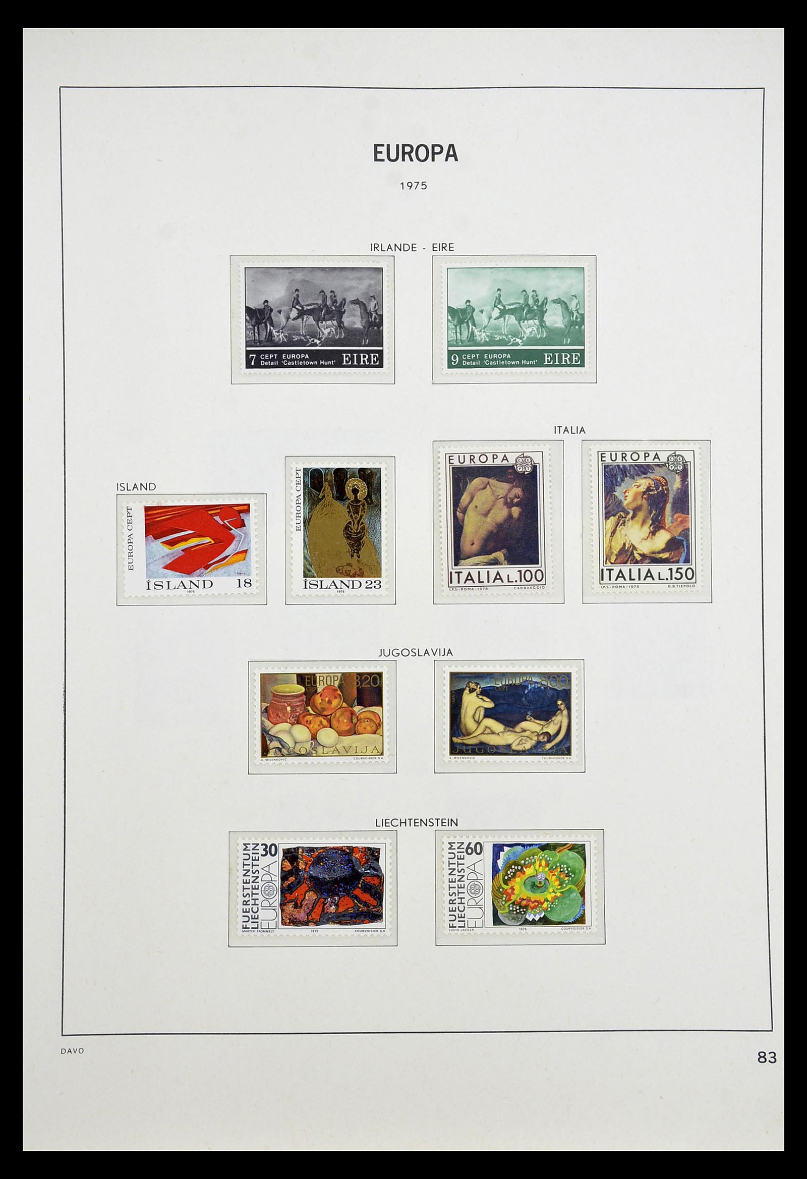34697 084 - Stamp Collection 34697 Europa CEPT 1936-2001.