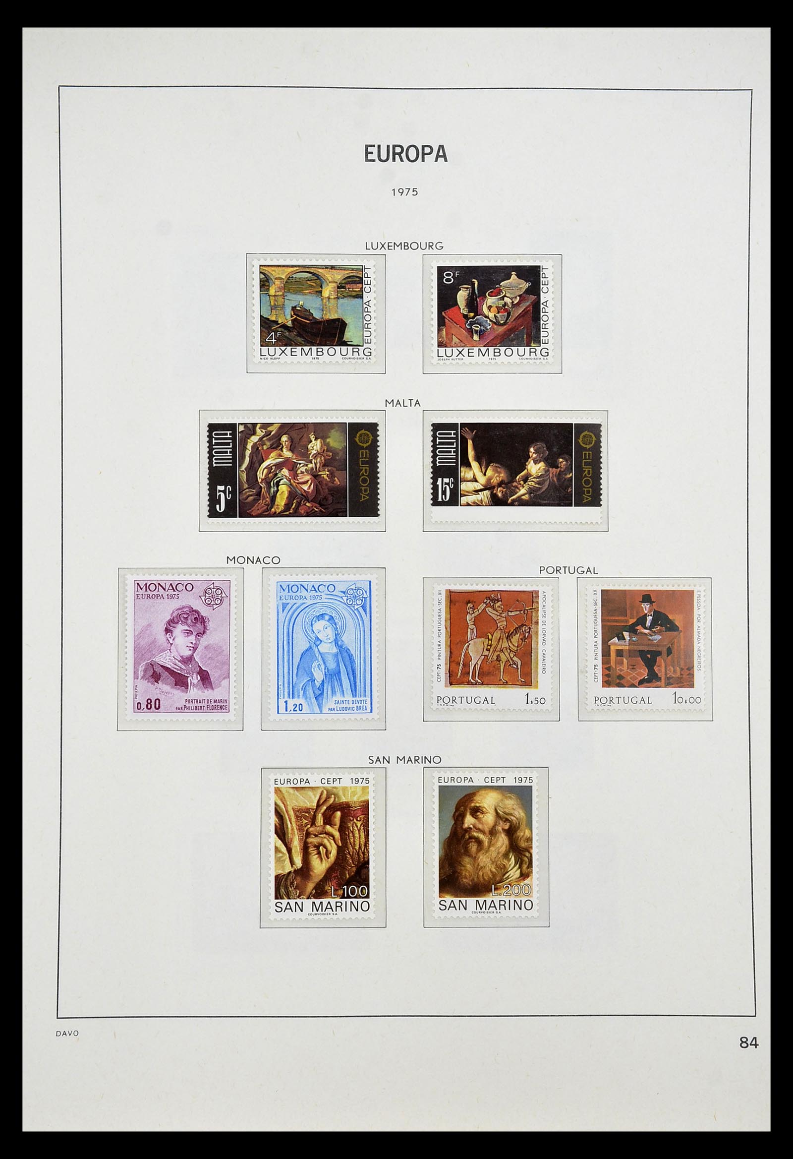 34697 085 - Stamp Collection 34697 Europa CEPT 1936-2001.