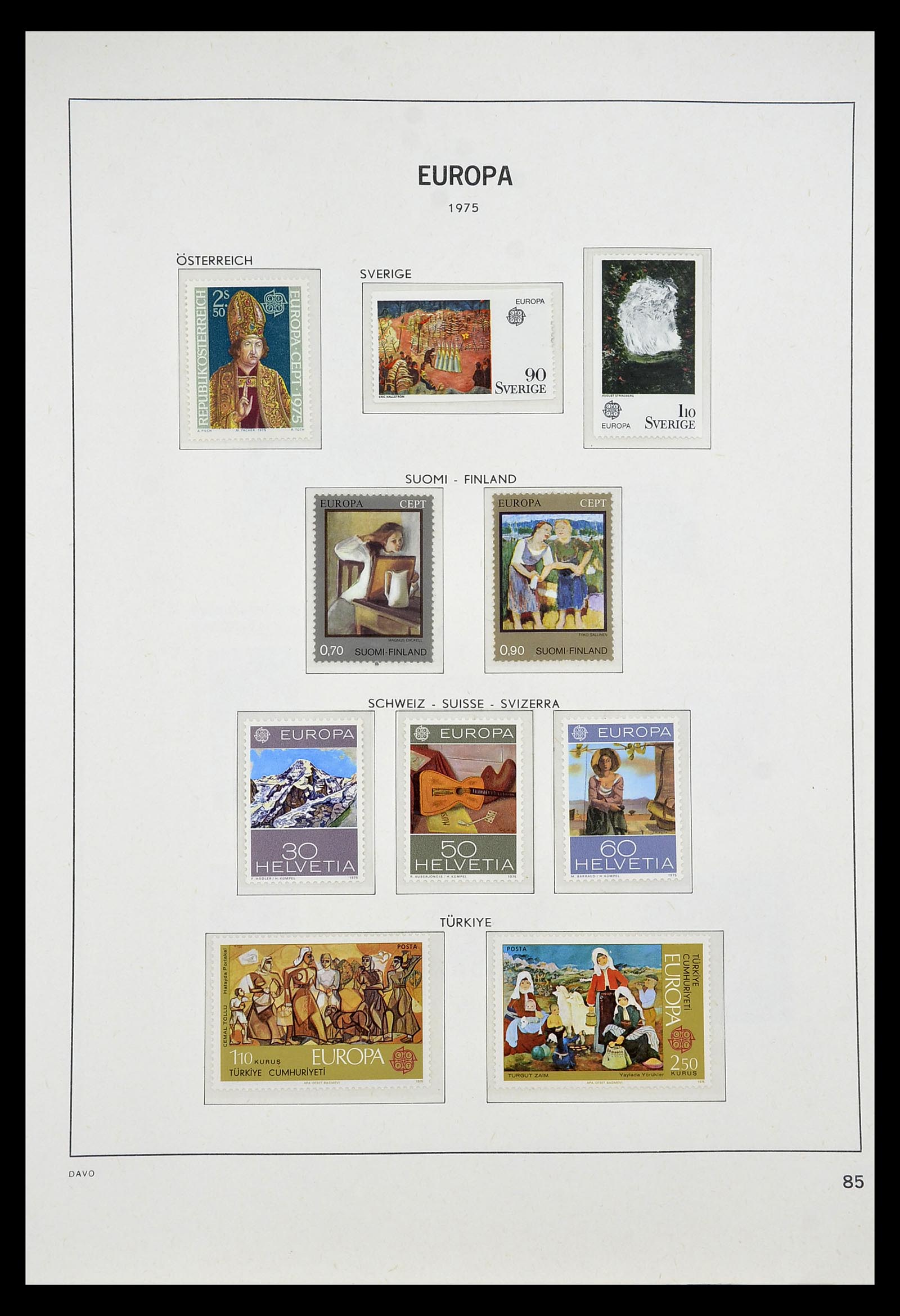 34697 086 - Stamp Collection 34697 Europa CEPT 1936-2001.