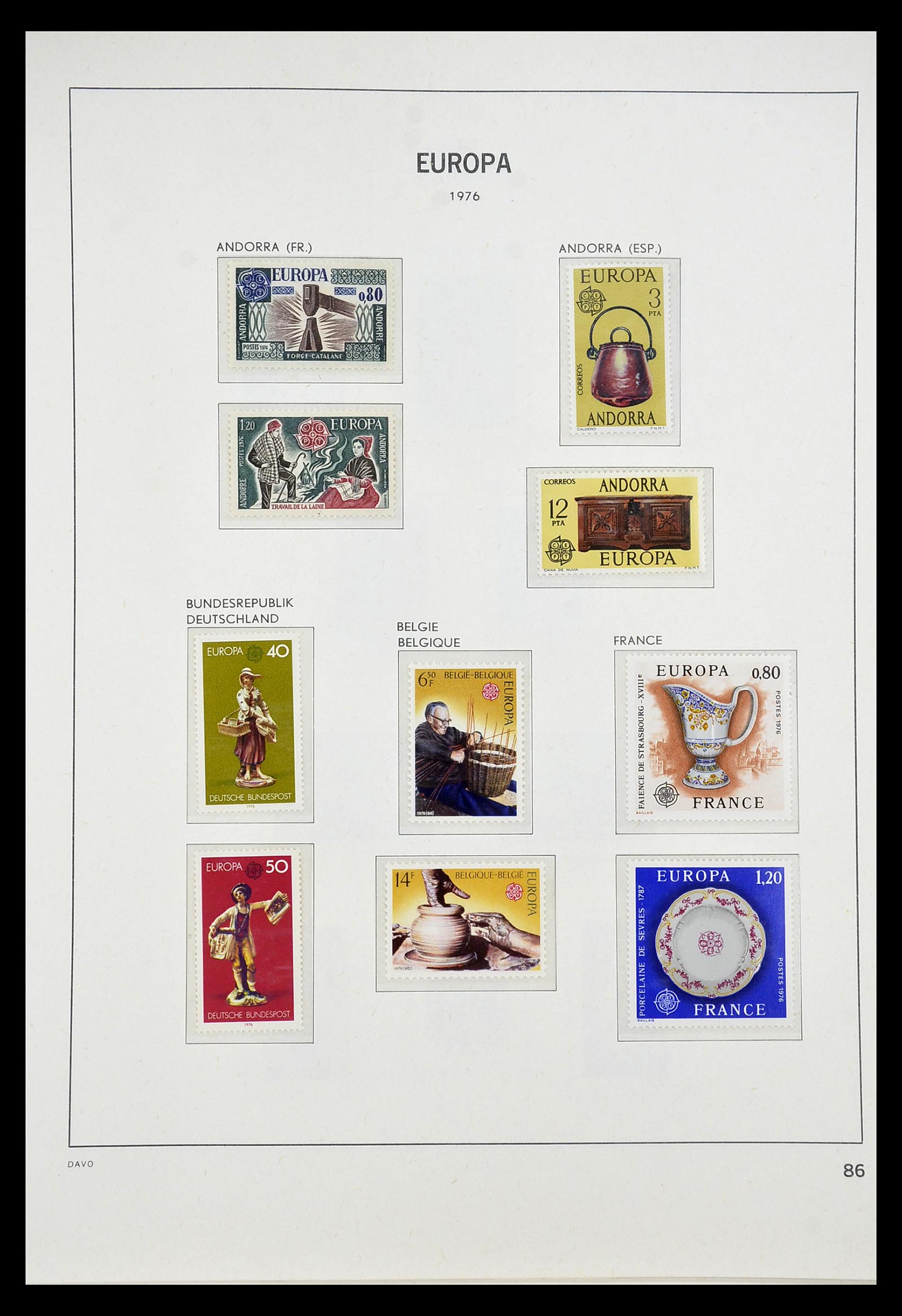 34697 087 - Stamp Collection 34697 Europa CEPT 1936-2001.
