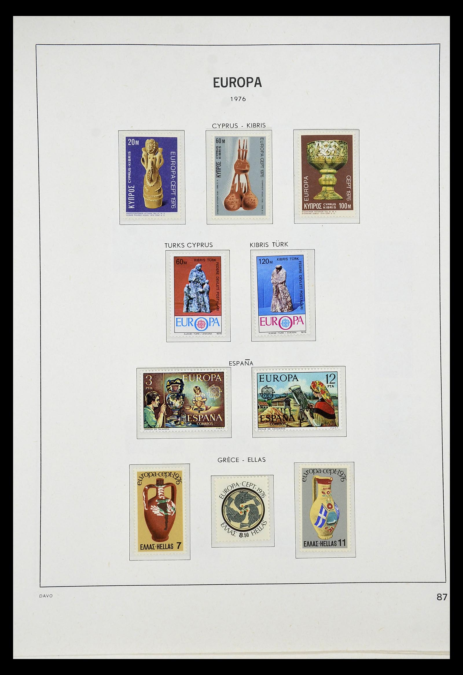 34697 088 - Stamp Collection 34697 Europa CEPT 1936-2001.