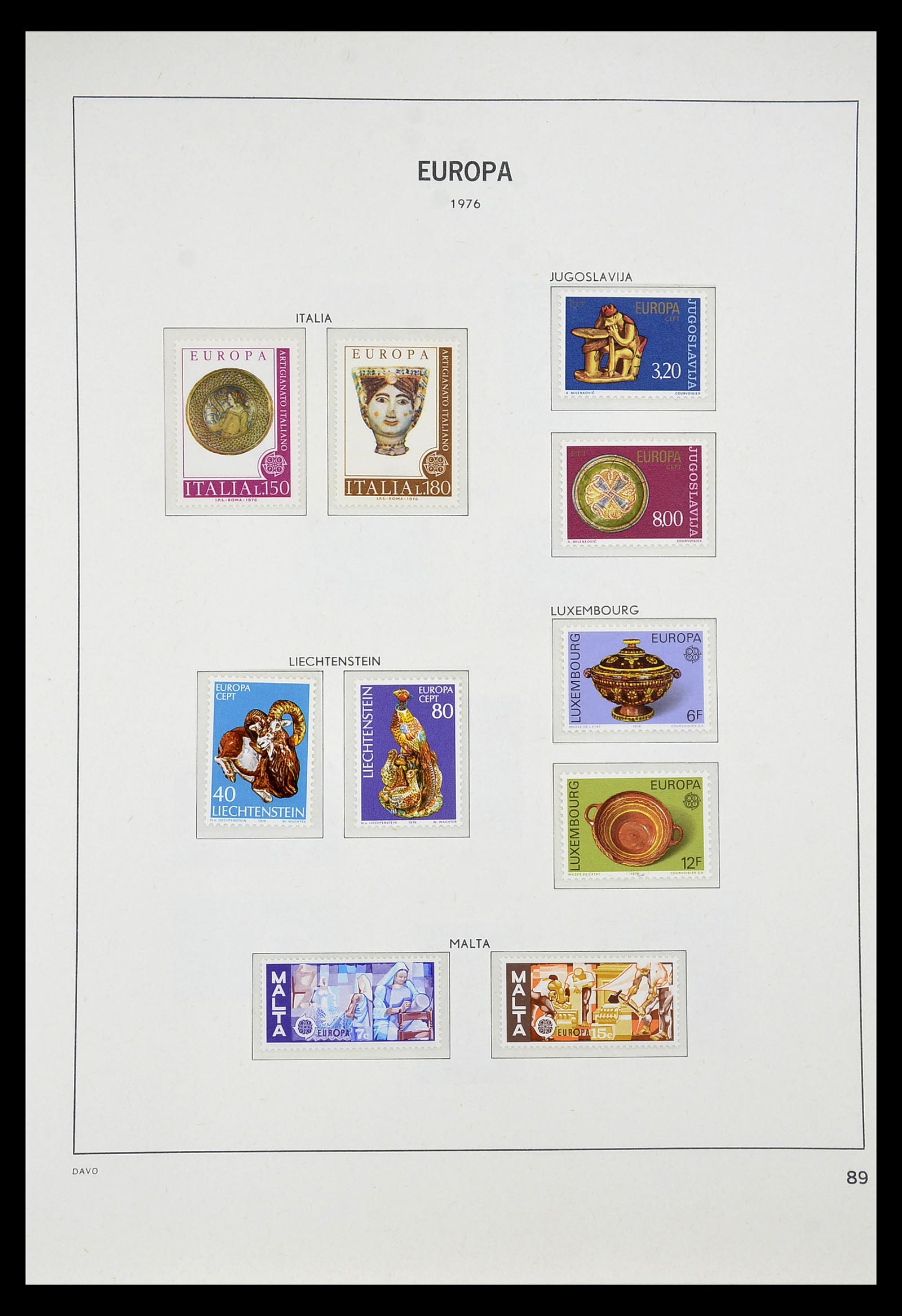 34697 090 - Stamp Collection 34697 Europa CEPT 1936-2001.
