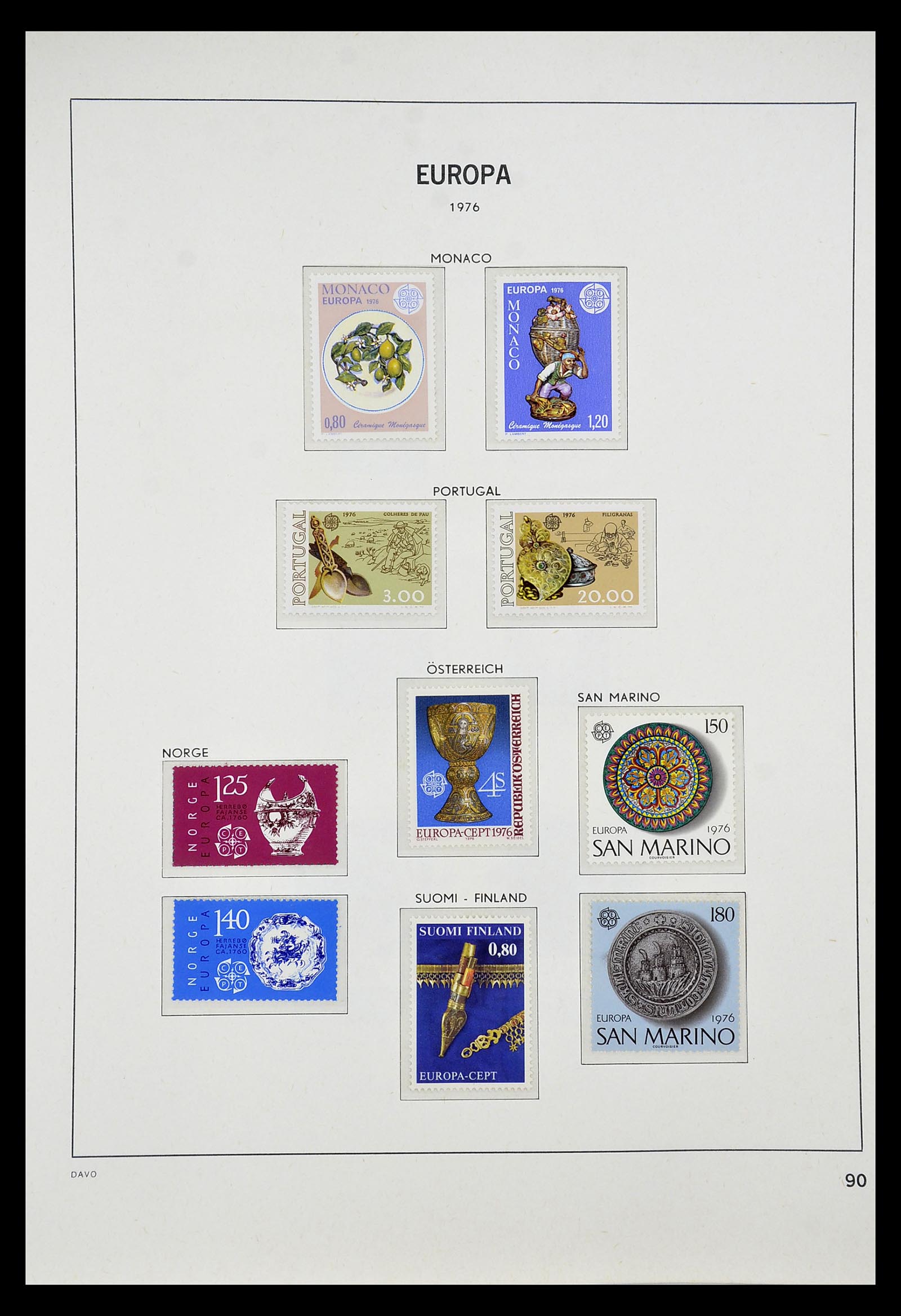 34697 091 - Stamp Collection 34697 Europa CEPT 1936-2001.