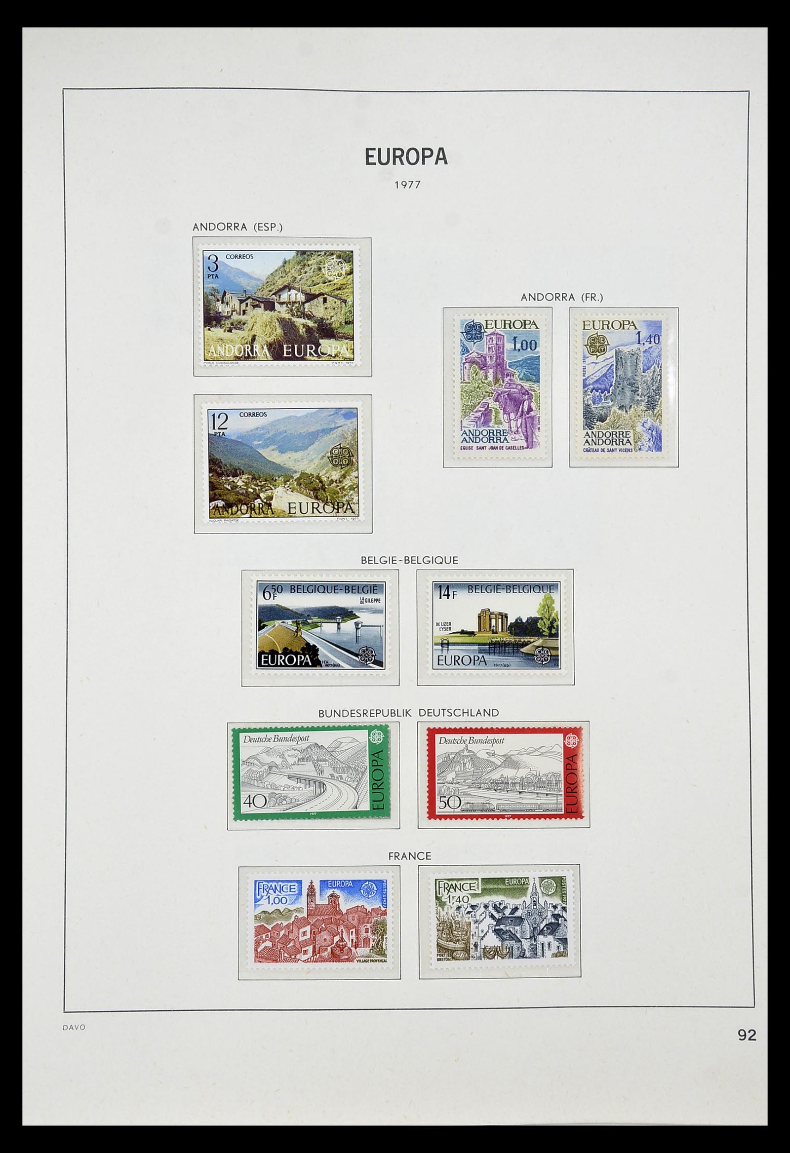 34697 093 - Stamp Collection 34697 Europa CEPT 1936-2001.