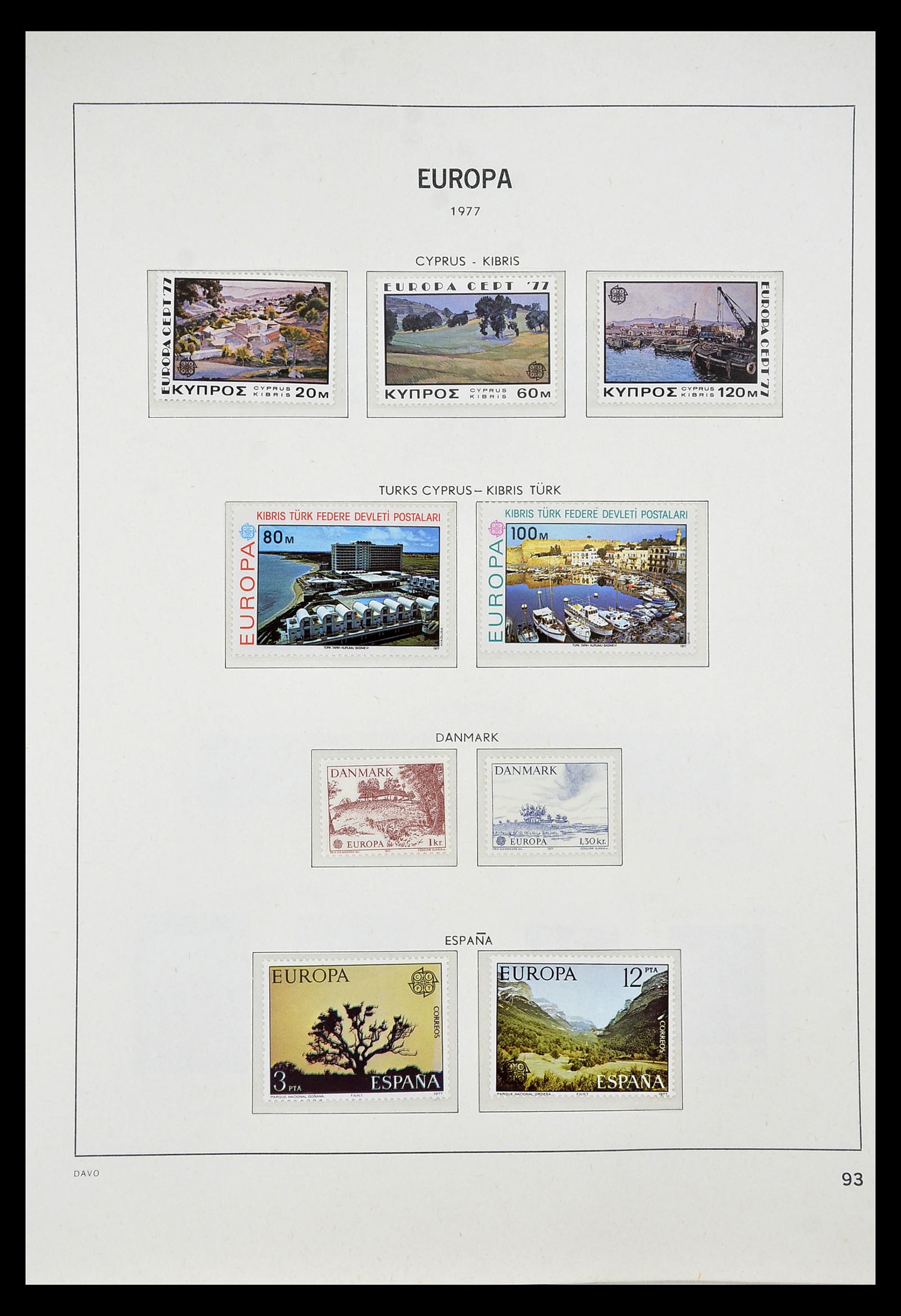 34697 094 - Stamp Collection 34697 Europa CEPT 1936-2001.