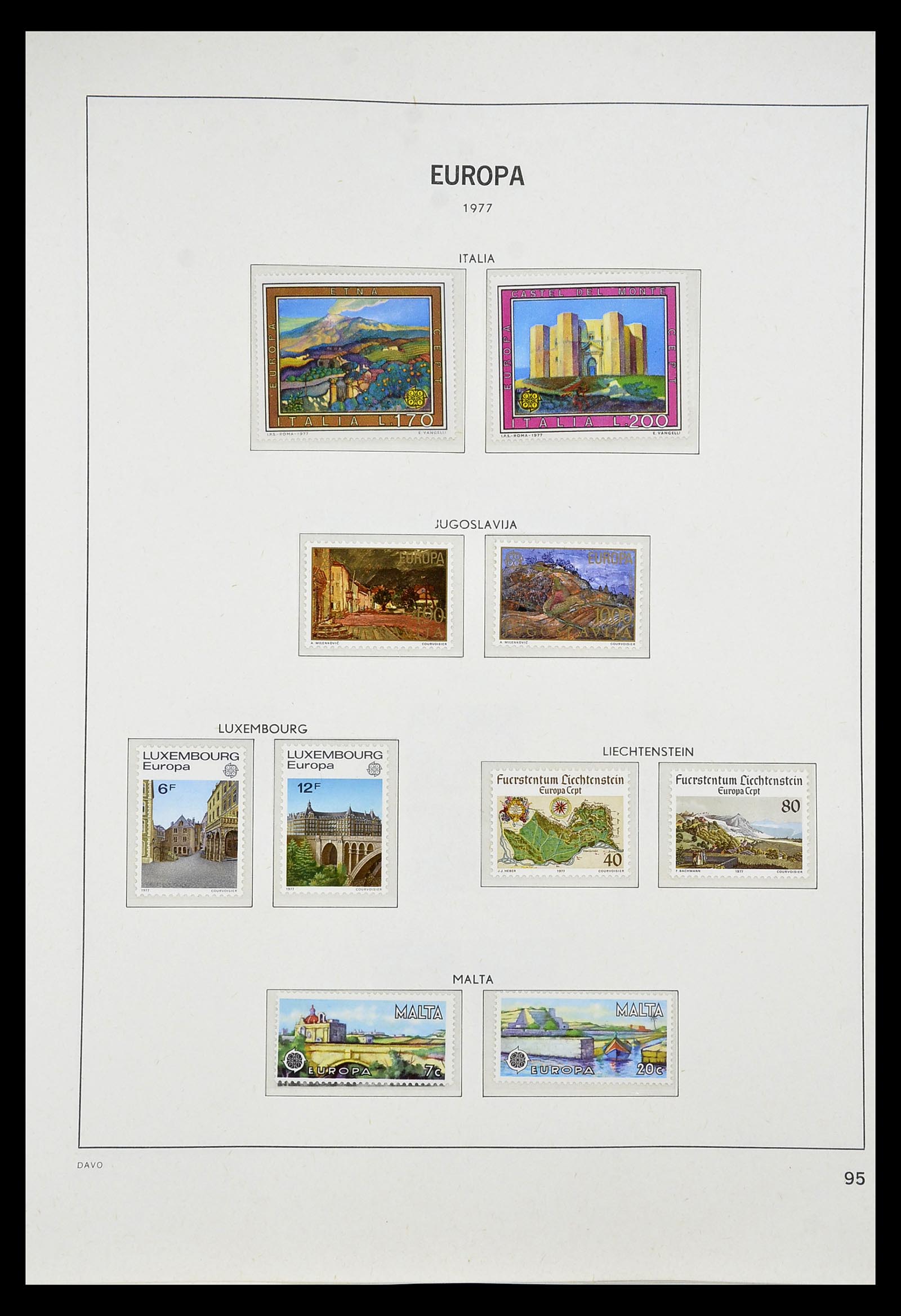 34697 096 - Stamp Collection 34697 Europa CEPT 1936-2001.