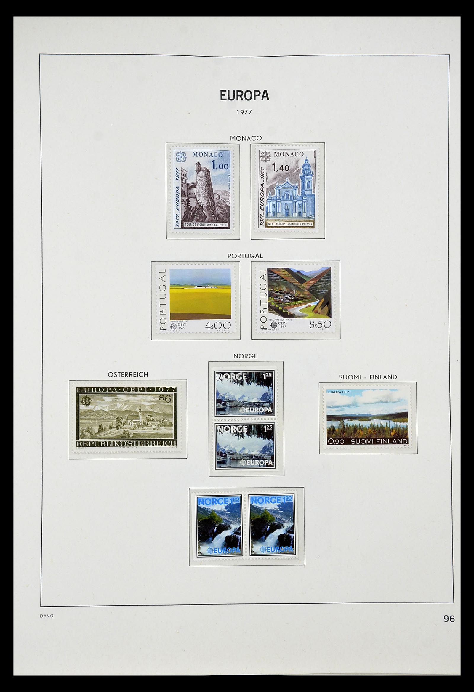 34697 097 - Stamp Collection 34697 Europa CEPT 1936-2001.