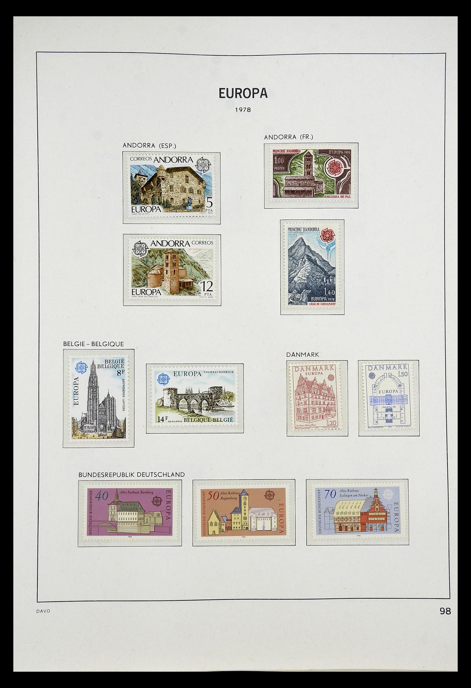 34697 099 - Stamp Collection 34697 Europa CEPT 1936-2001.