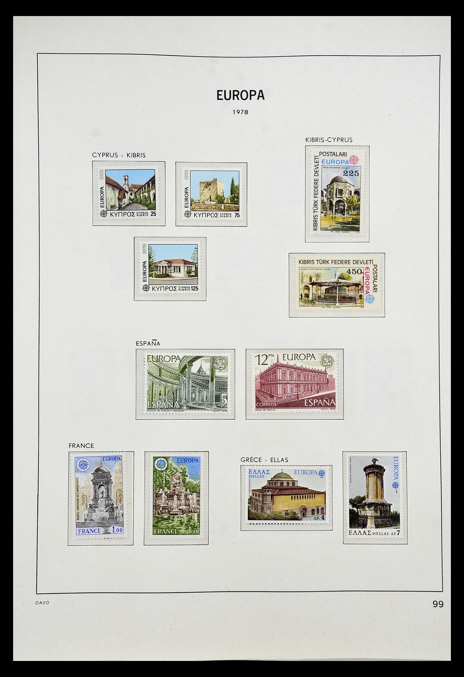 34697 100 - Stamp Collection 34697 Europa CEPT 1936-2001.