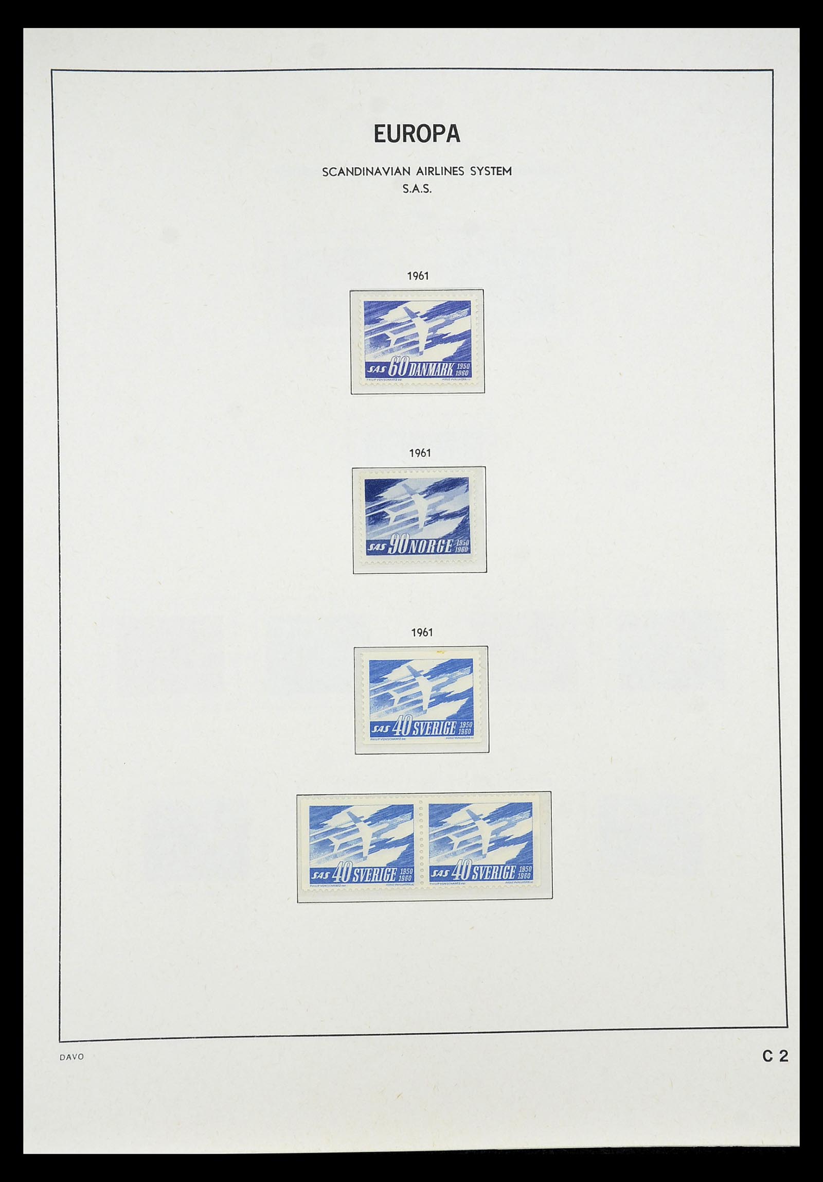 34697 553 - Stamp Collection 34697 Europa CEPT 1936-2001.