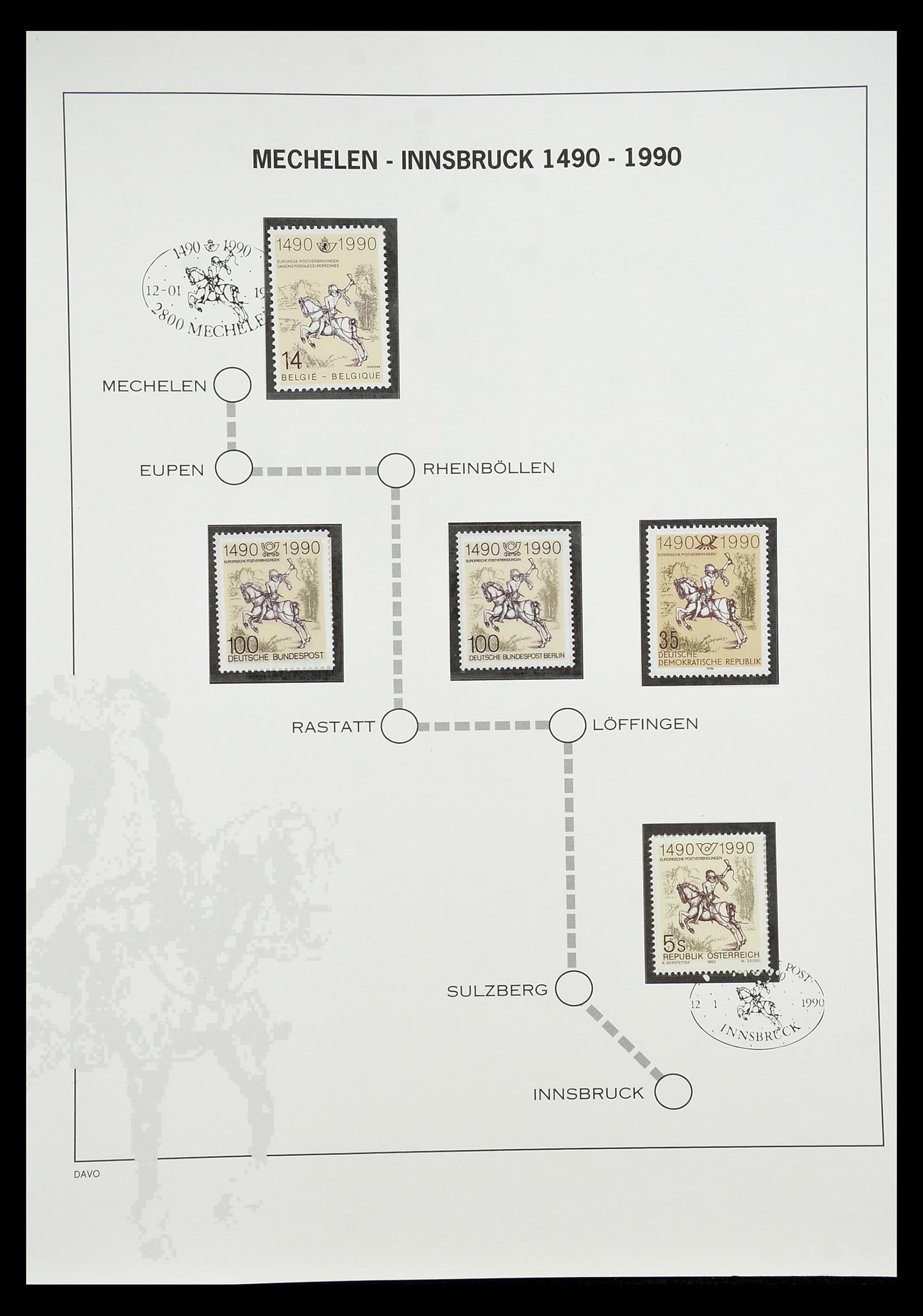 34697 584 - Stamp Collection 34697 Europa CEPT 1936-2001.