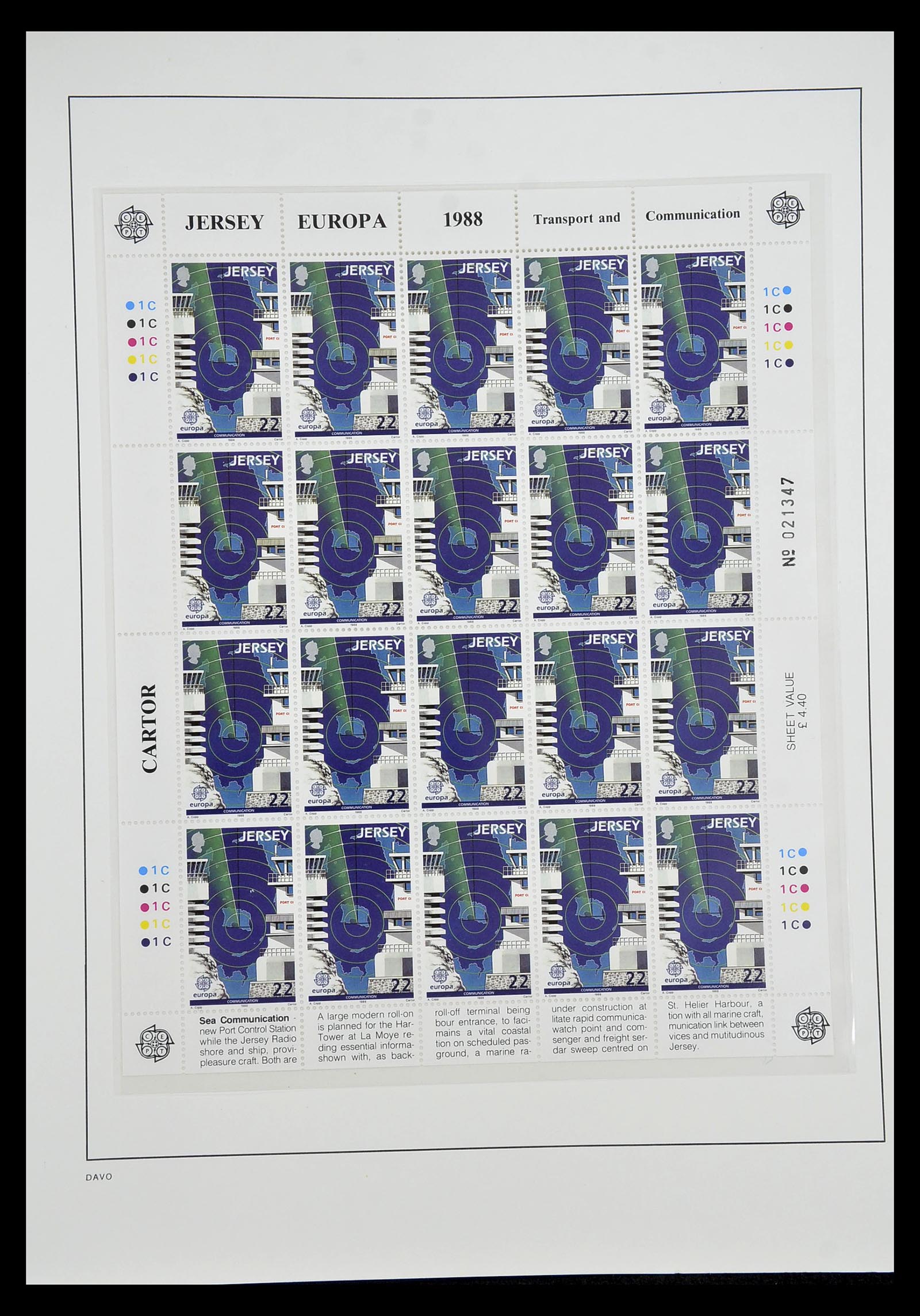 34697 586 - Postzegelverzameling 34697 Europa CEPT 1936-2001.