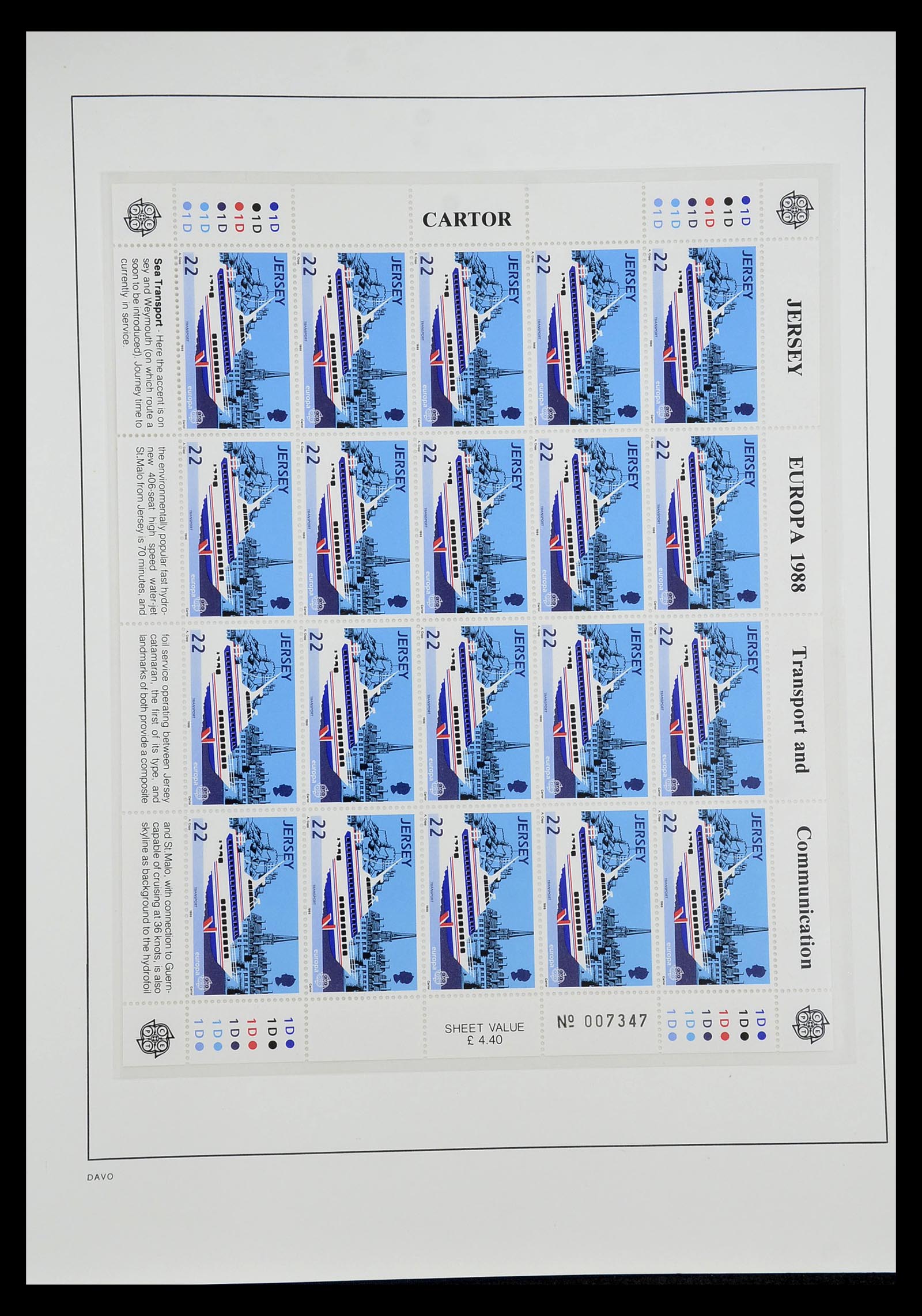 34697 587 - Postzegelverzameling 34697 Europa CEPT 1936-2001.