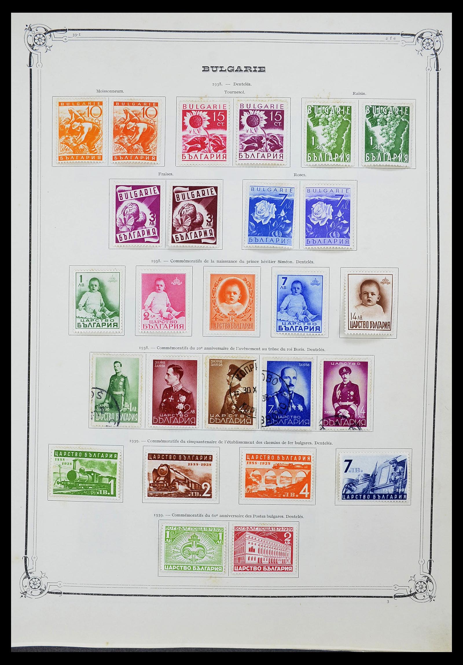 34698 001 - Stamp Collection 34698 Europe 1850-1950.