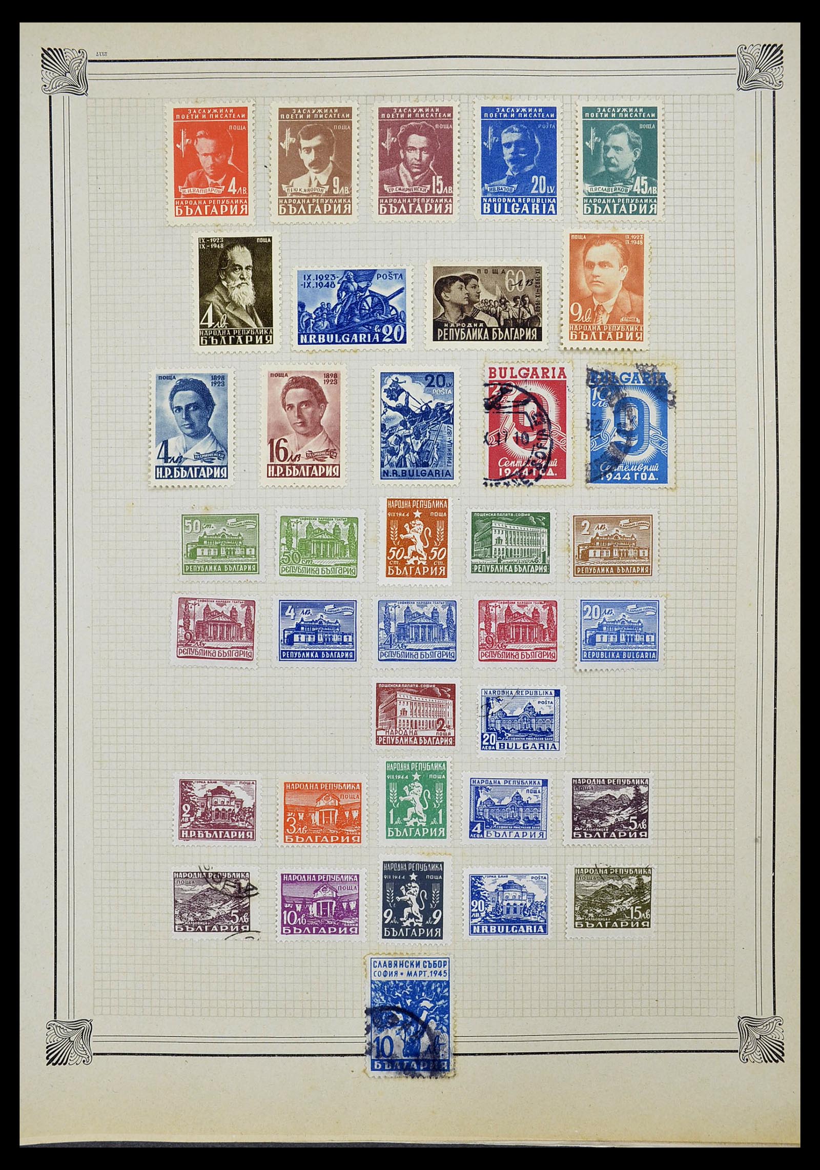 34698 009 - Postzegelverzameling 34698 Europa 1850-1950.