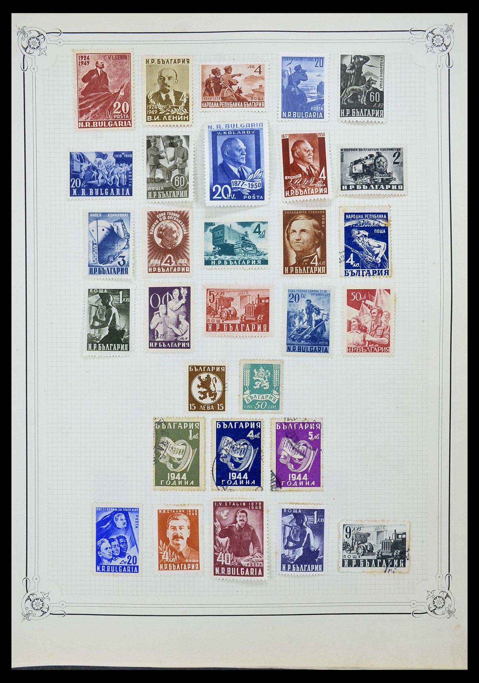 34698 011 - Postzegelverzameling 34698 Europa 1850-1950.