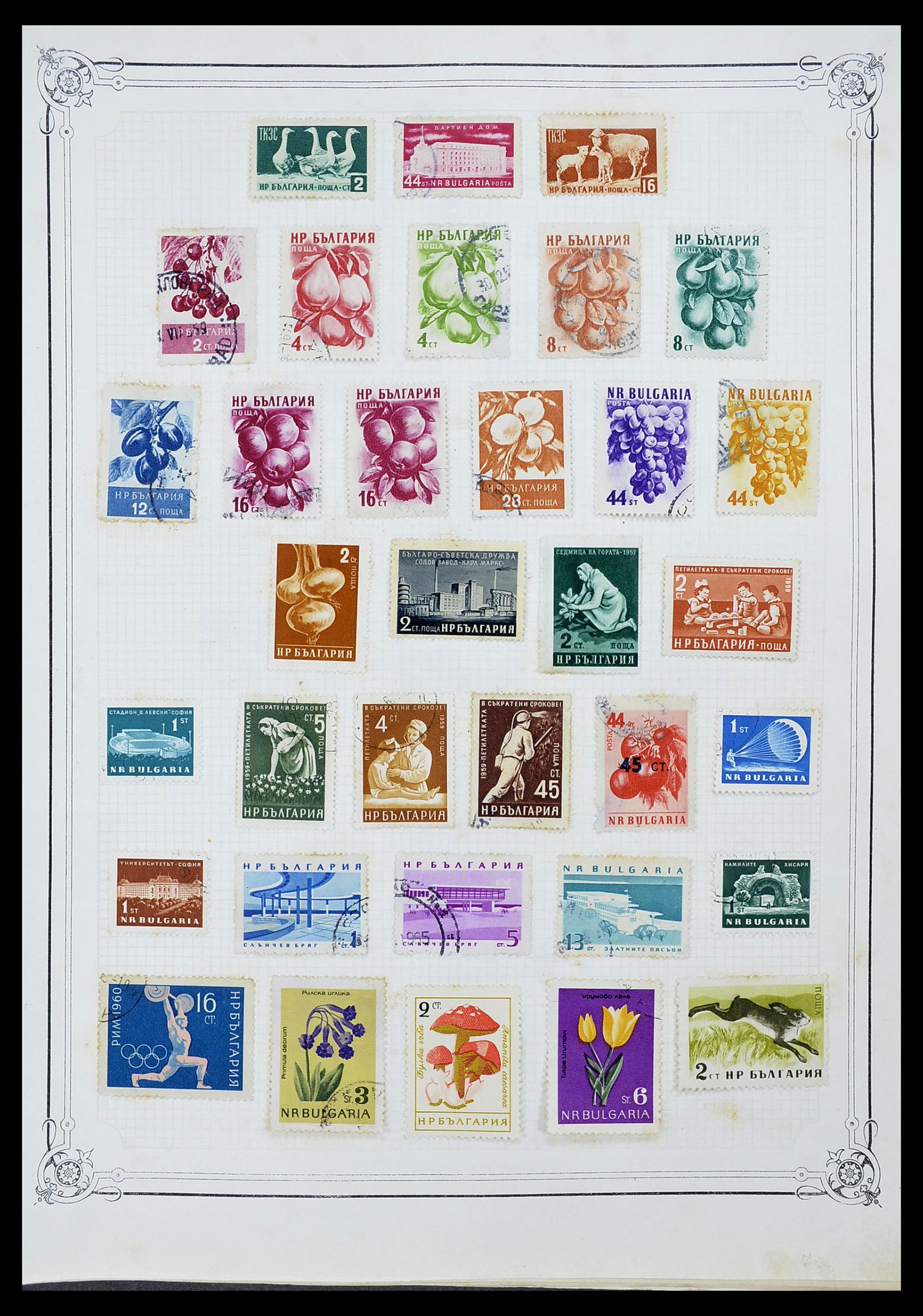 34698 013 - Postzegelverzameling 34698 Europa 1850-1950.