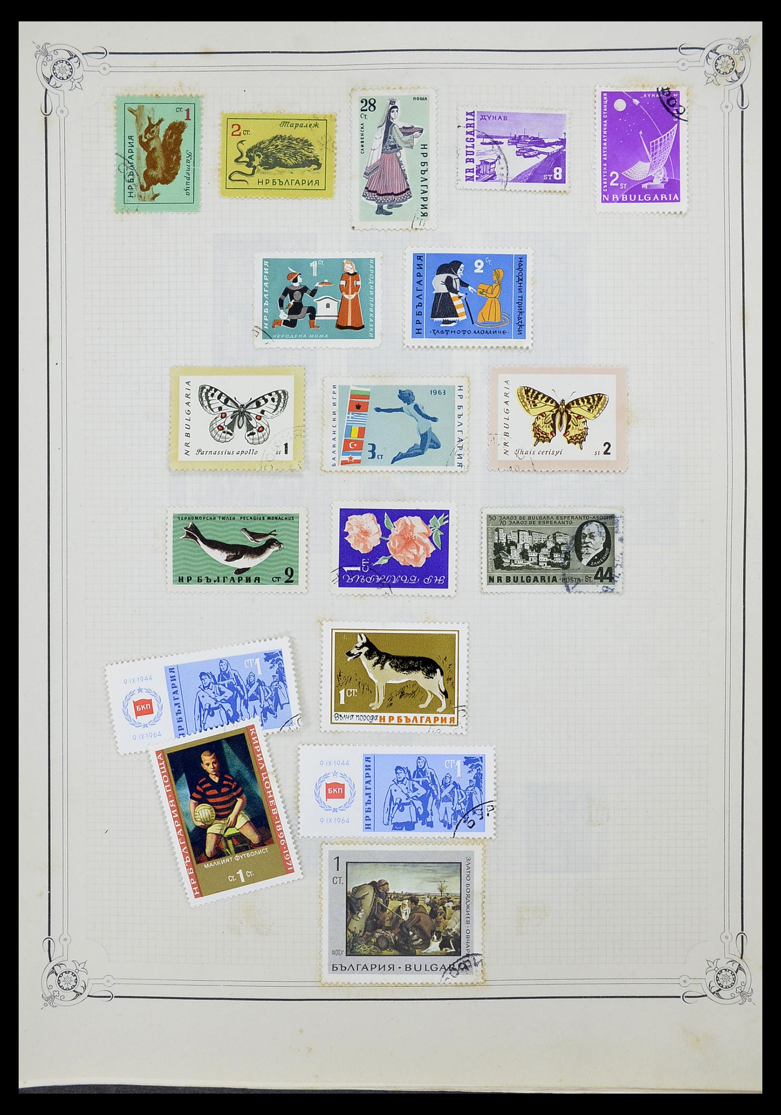 34698 014 - Postzegelverzameling 34698 Europa 1850-1950.