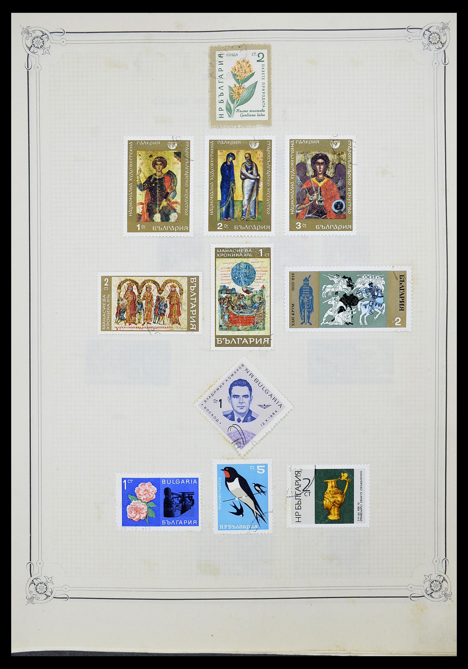 34698 015 - Postzegelverzameling 34698 Europa 1850-1950.