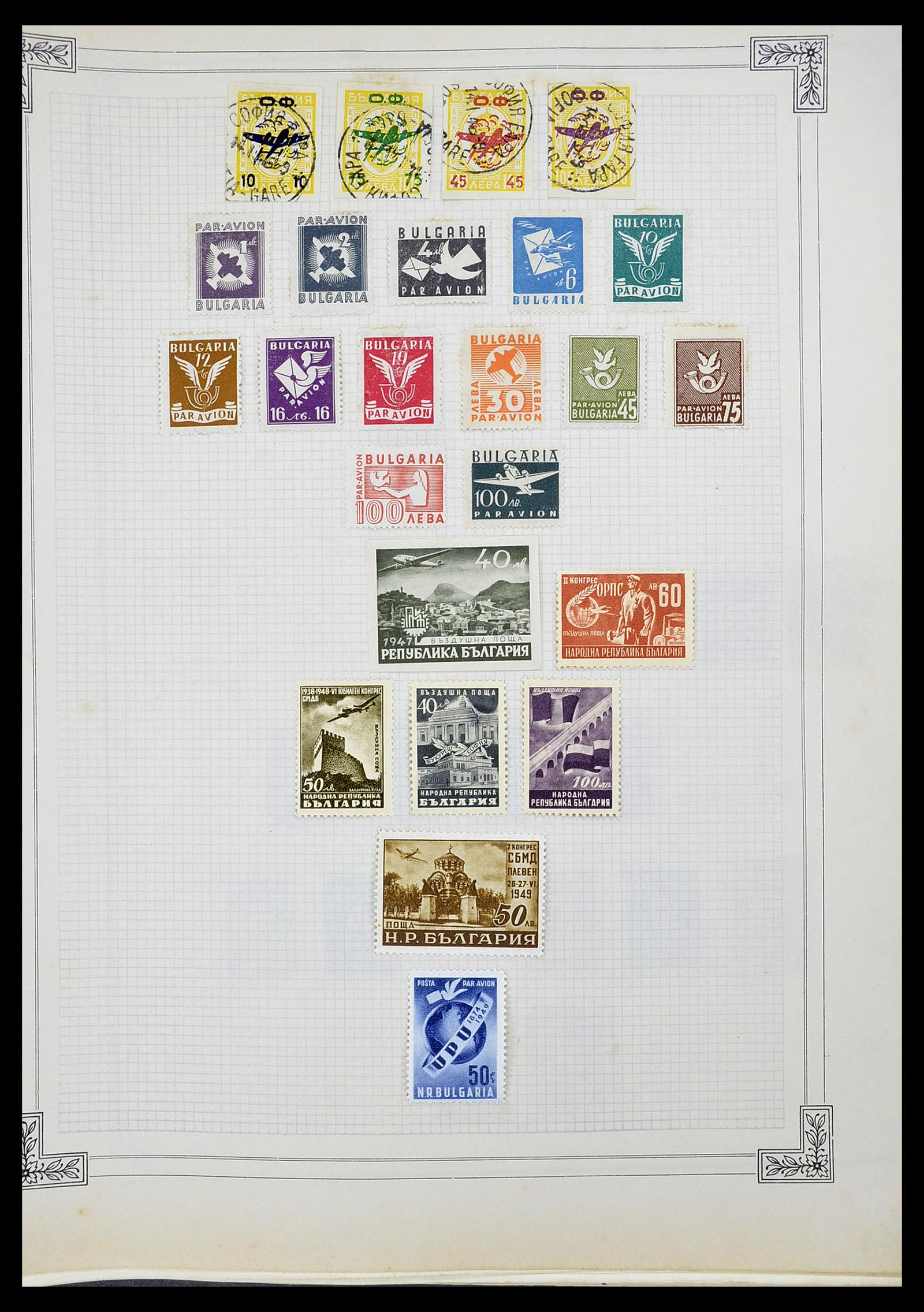 34698 018 - Postzegelverzameling 34698 Europa 1850-1950.