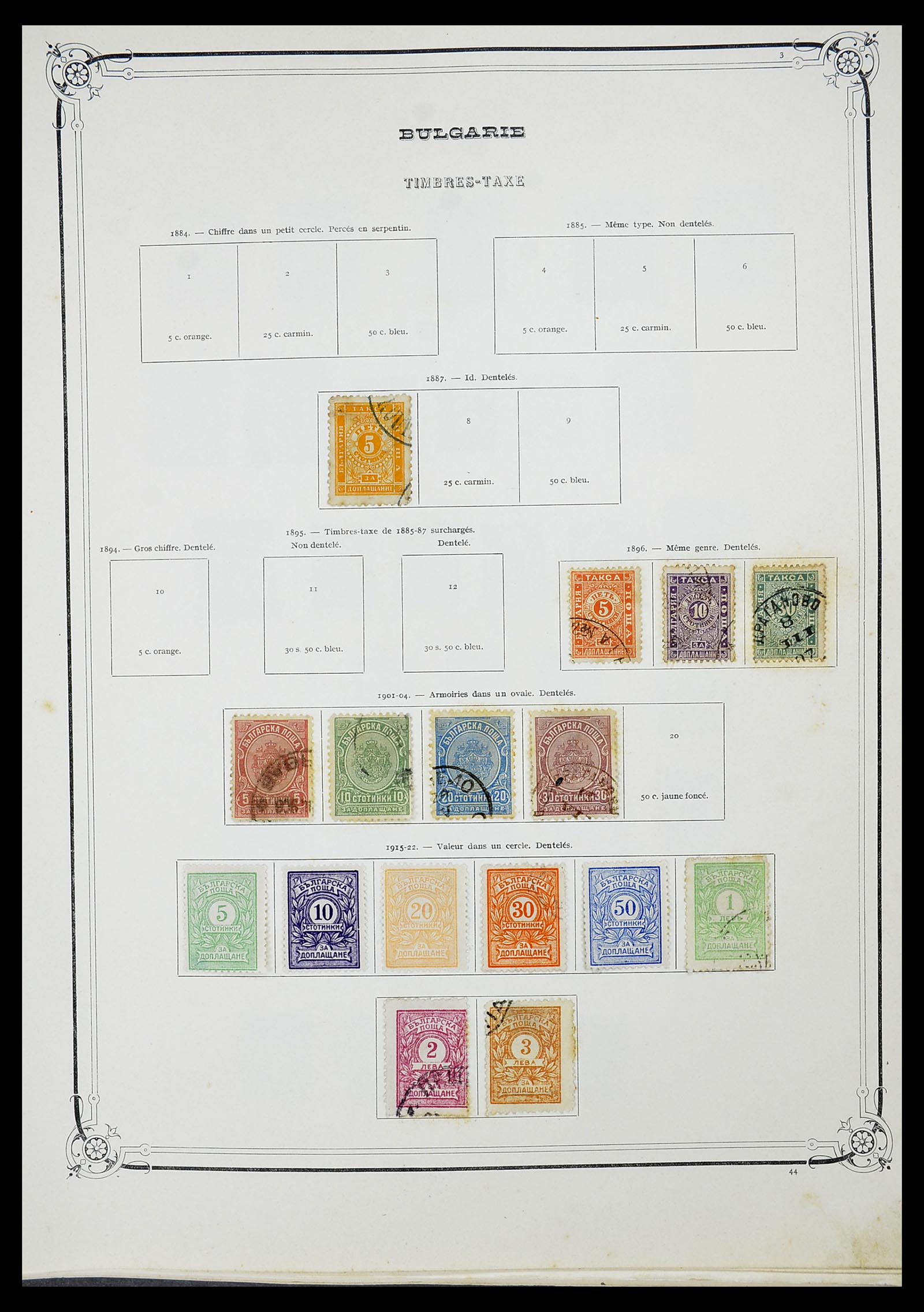 34698 019 - Postzegelverzameling 34698 Europa 1850-1950.