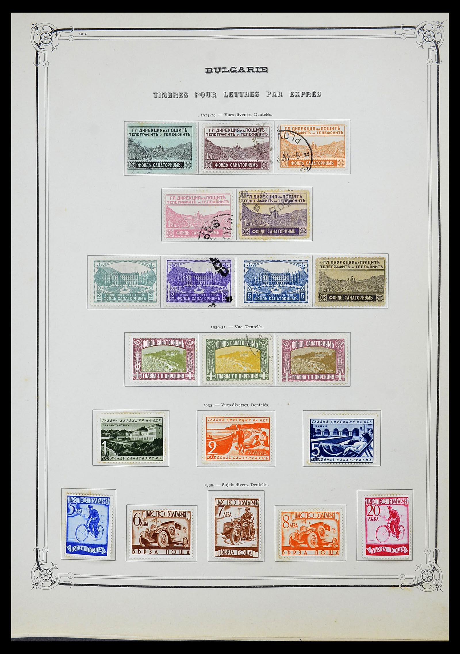34698 022 - Postzegelverzameling 34698 Europa 1850-1950.