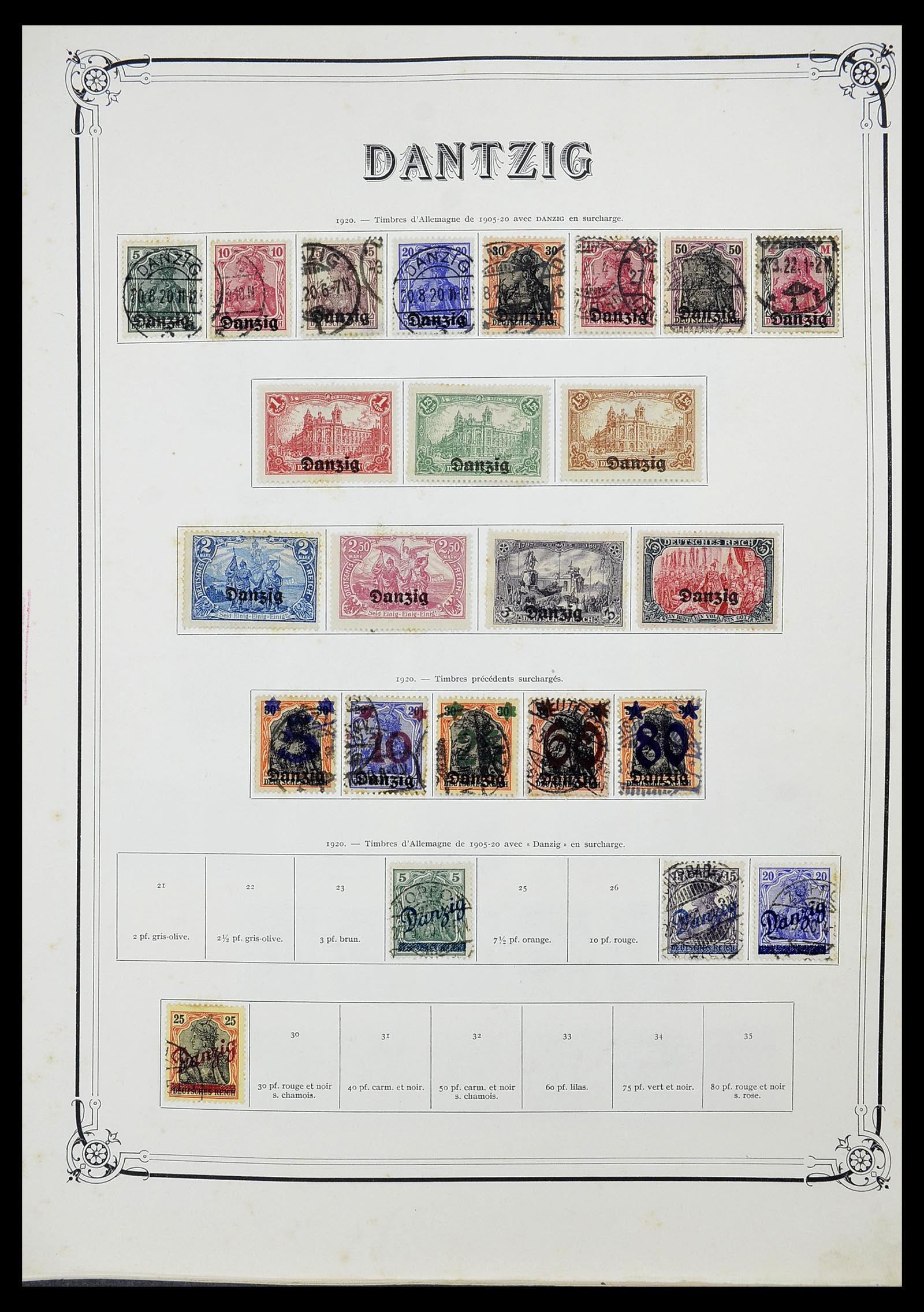 34698 023 - Postzegelverzameling 34698 Europa 1850-1950.