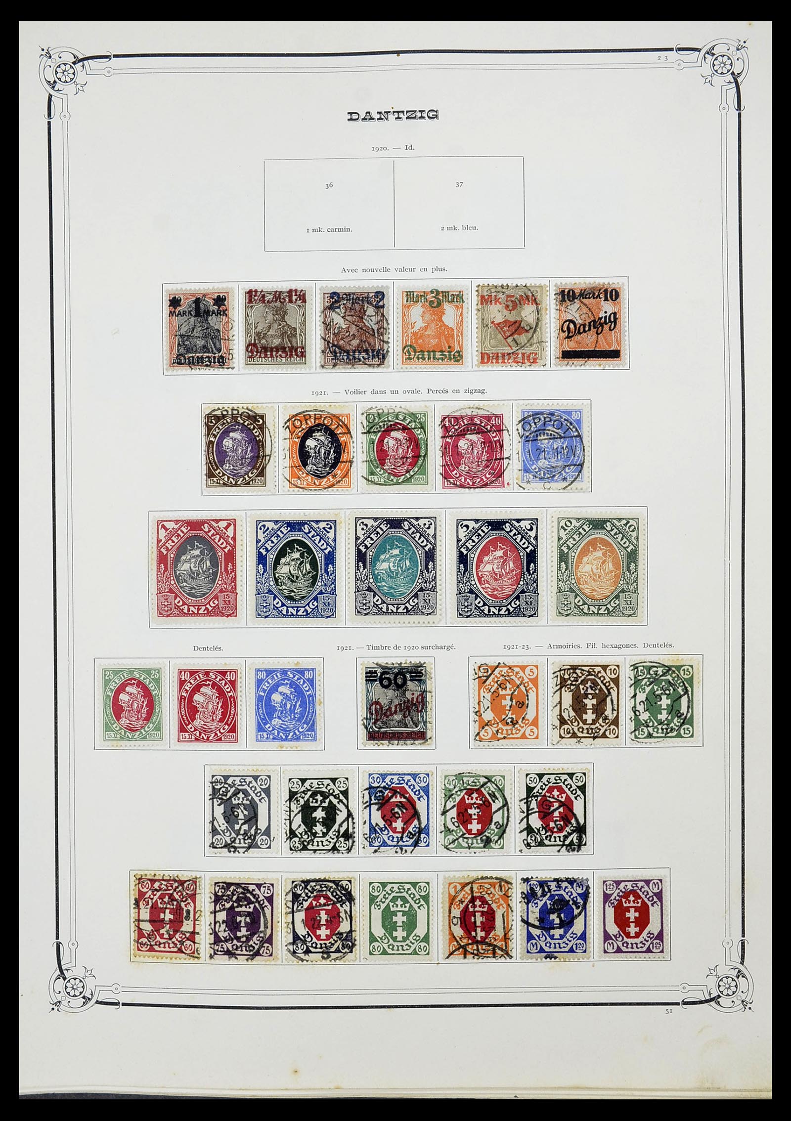 34698 024 - Postzegelverzameling 34698 Europa 1850-1950.