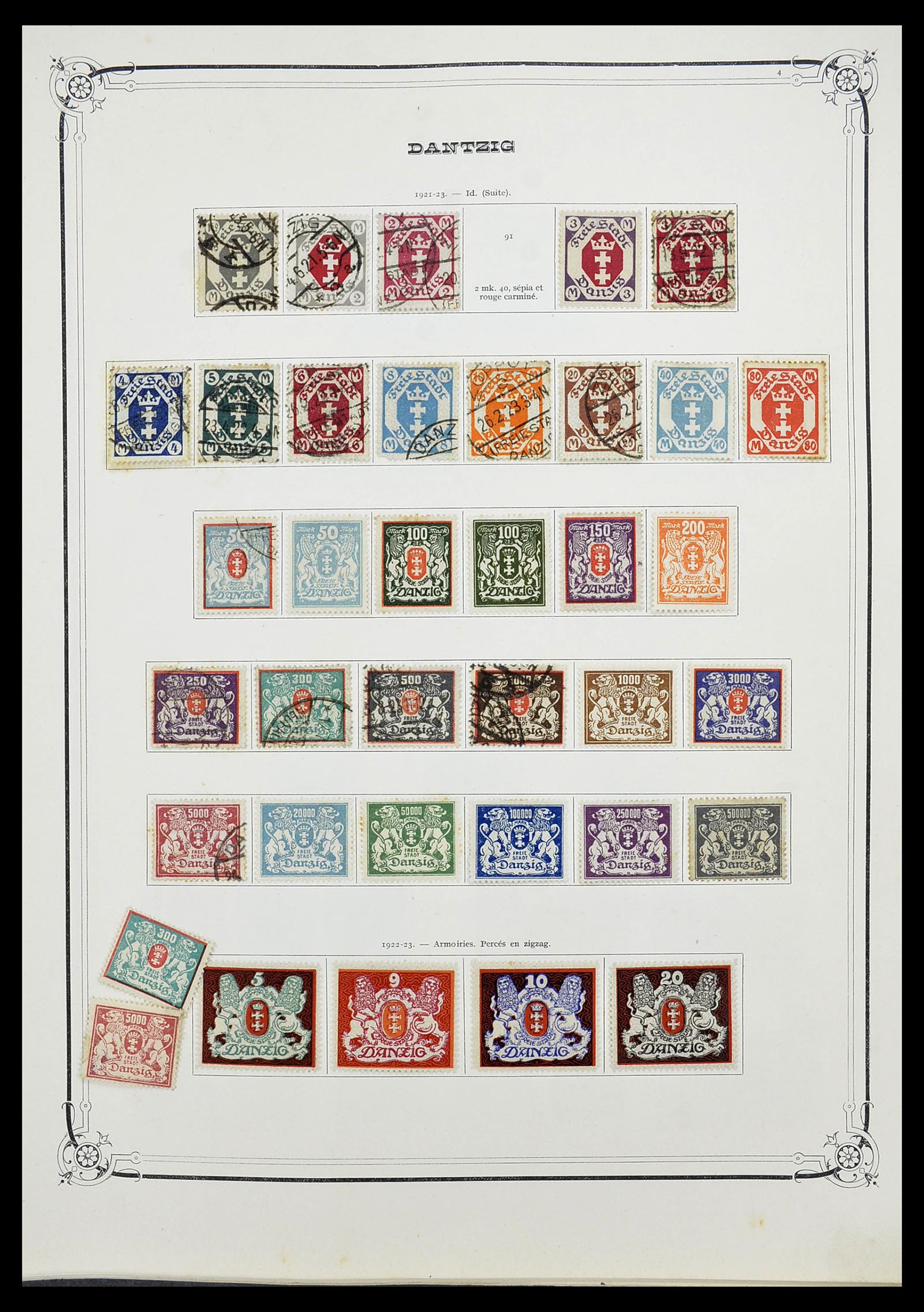34698 025 - Postzegelverzameling 34698 Europa 1850-1950.