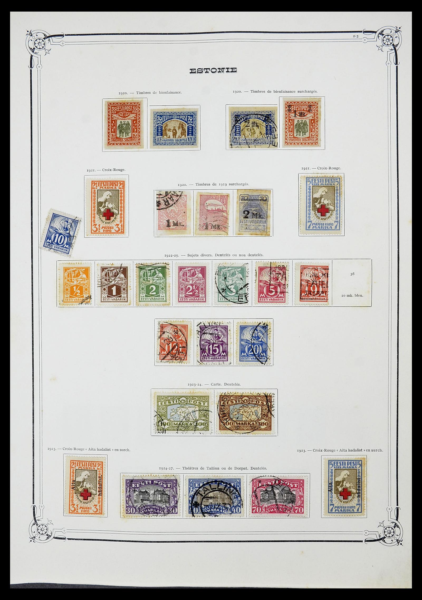 34698 039 - Stamp Collection 34698 Europe 1850-1950.